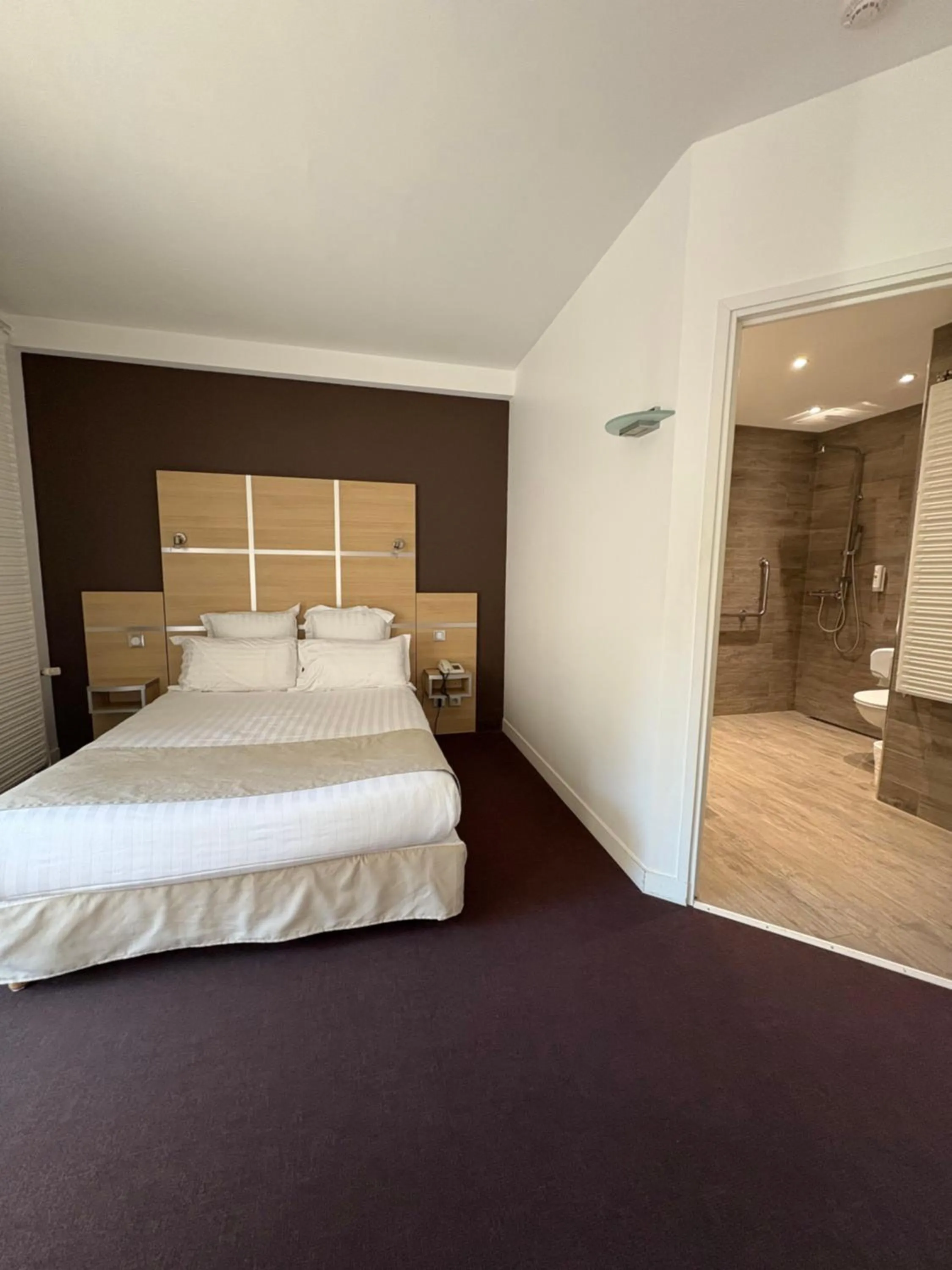 Double Room - Disability Access in Cit'hôtel Le Chris'tel hôtel et restaurant