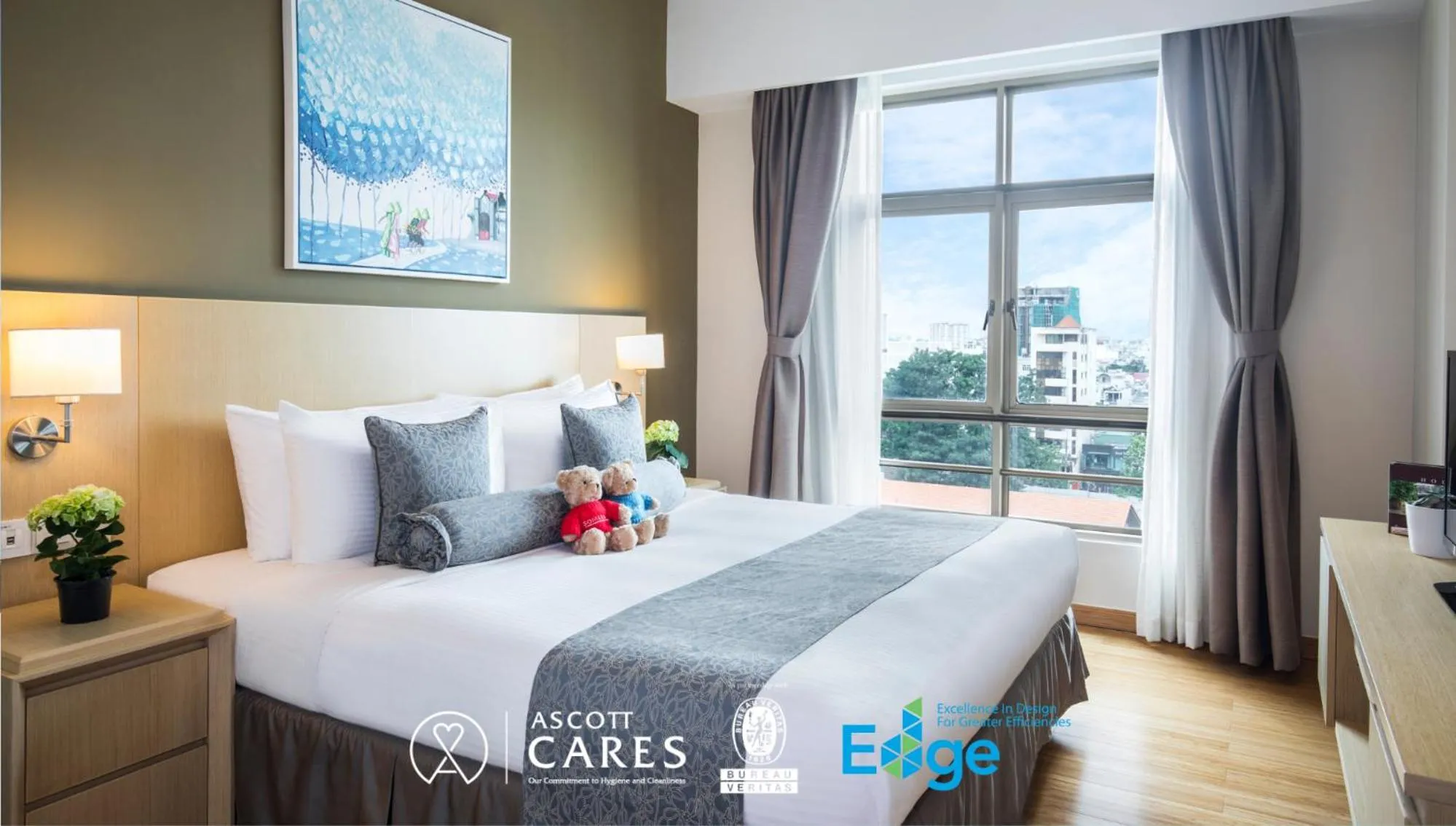 Executive Two-Bedroom Apartment (3 Adults) in Somerset Ho Chi Minh City