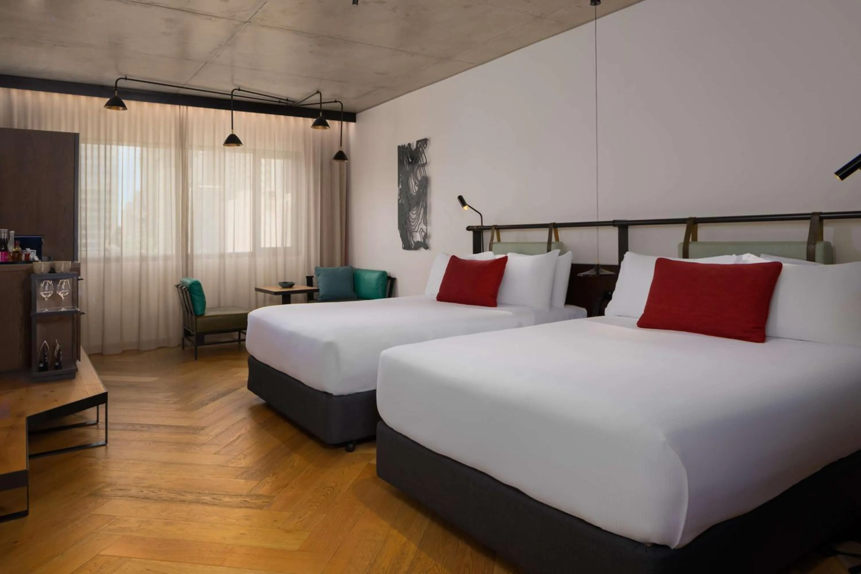 QT Twin Room in QT Melbourne