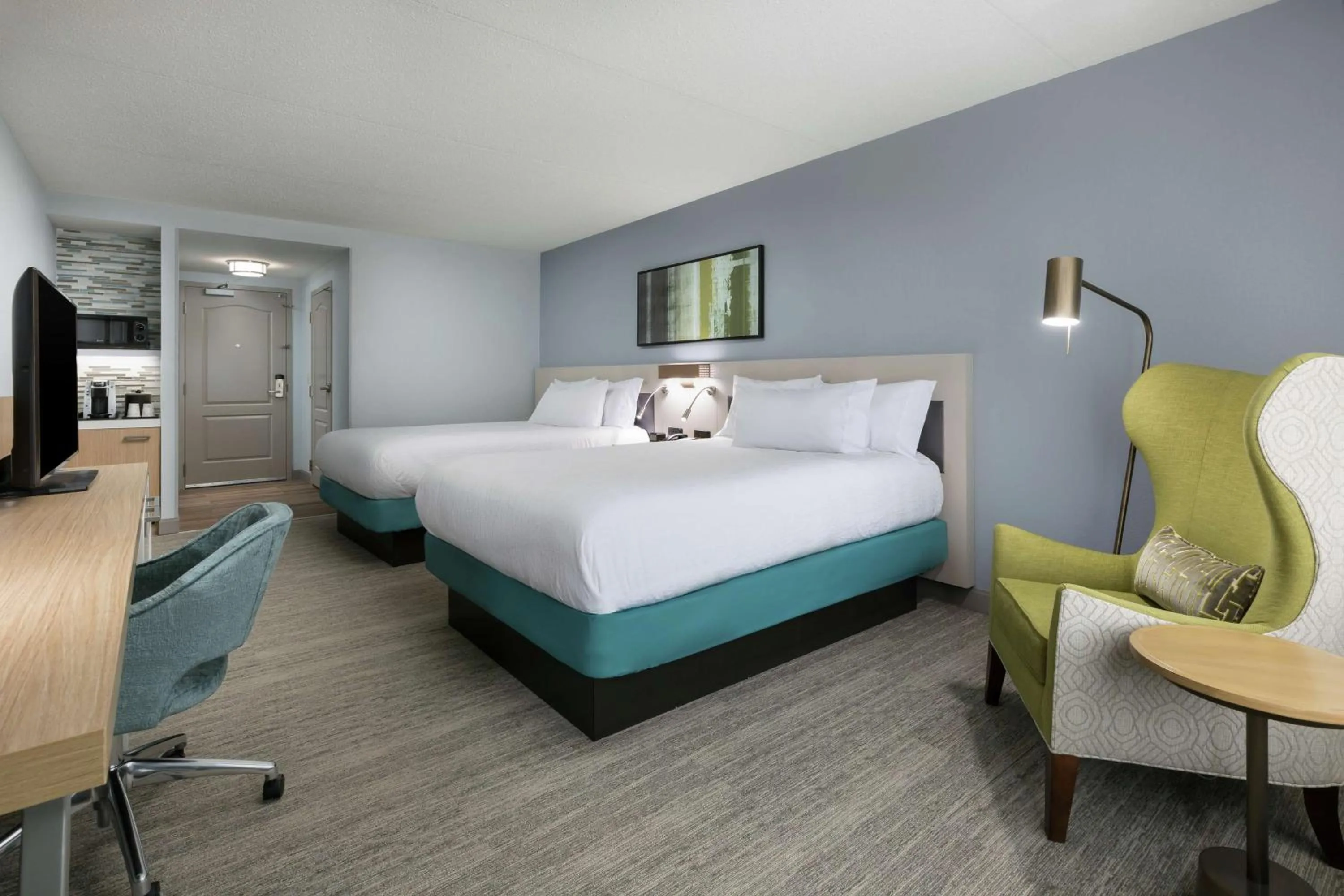 Queen Room with Two Queen Beds and Bath Tub - Mobility/Hearing Accessible in Hilton Garden Inn Greenville