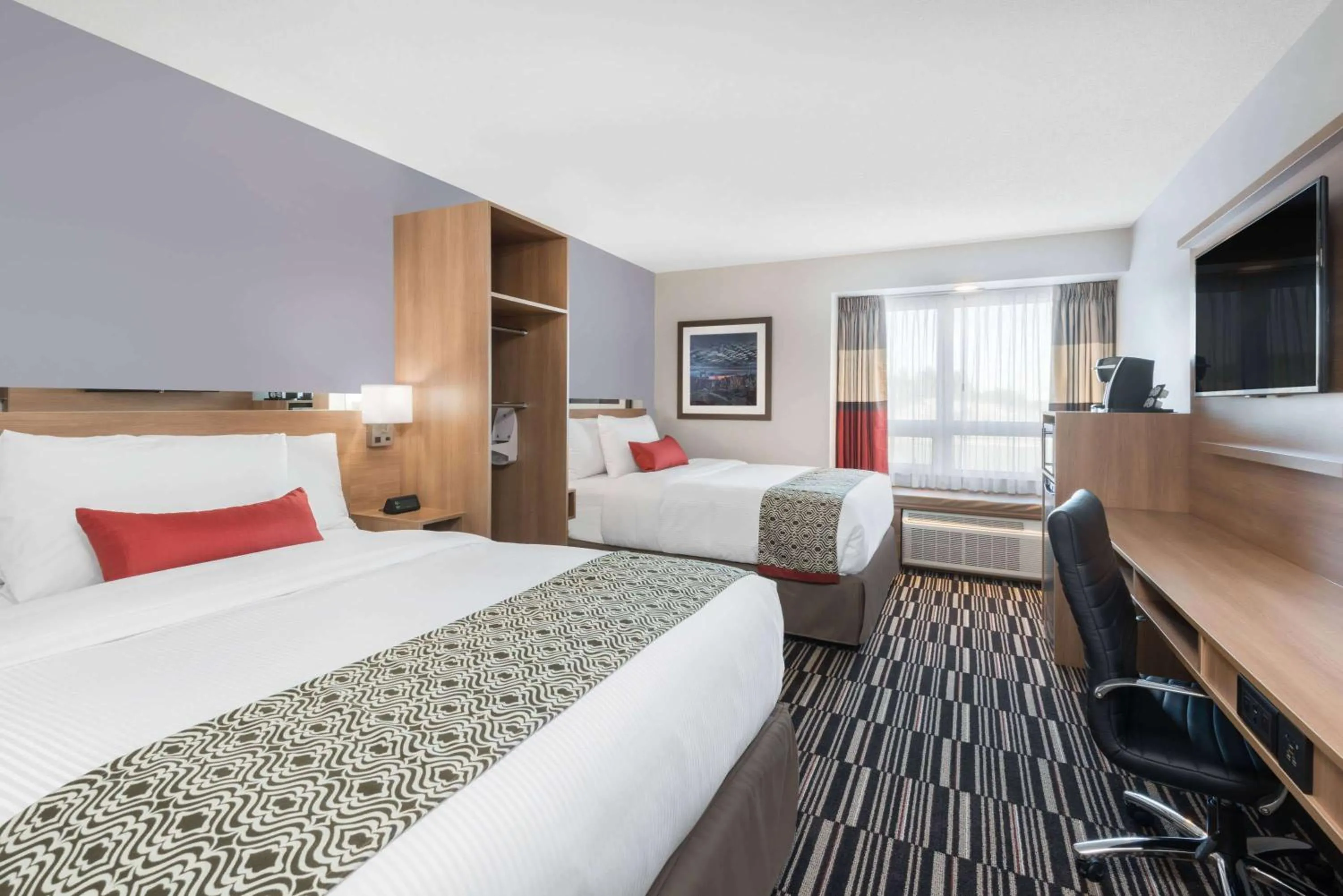 Queen Room with Two Queen Beds - Mobility Access/Non-Smoking in Microtel Inn & Suites by Wyndham Sudbury