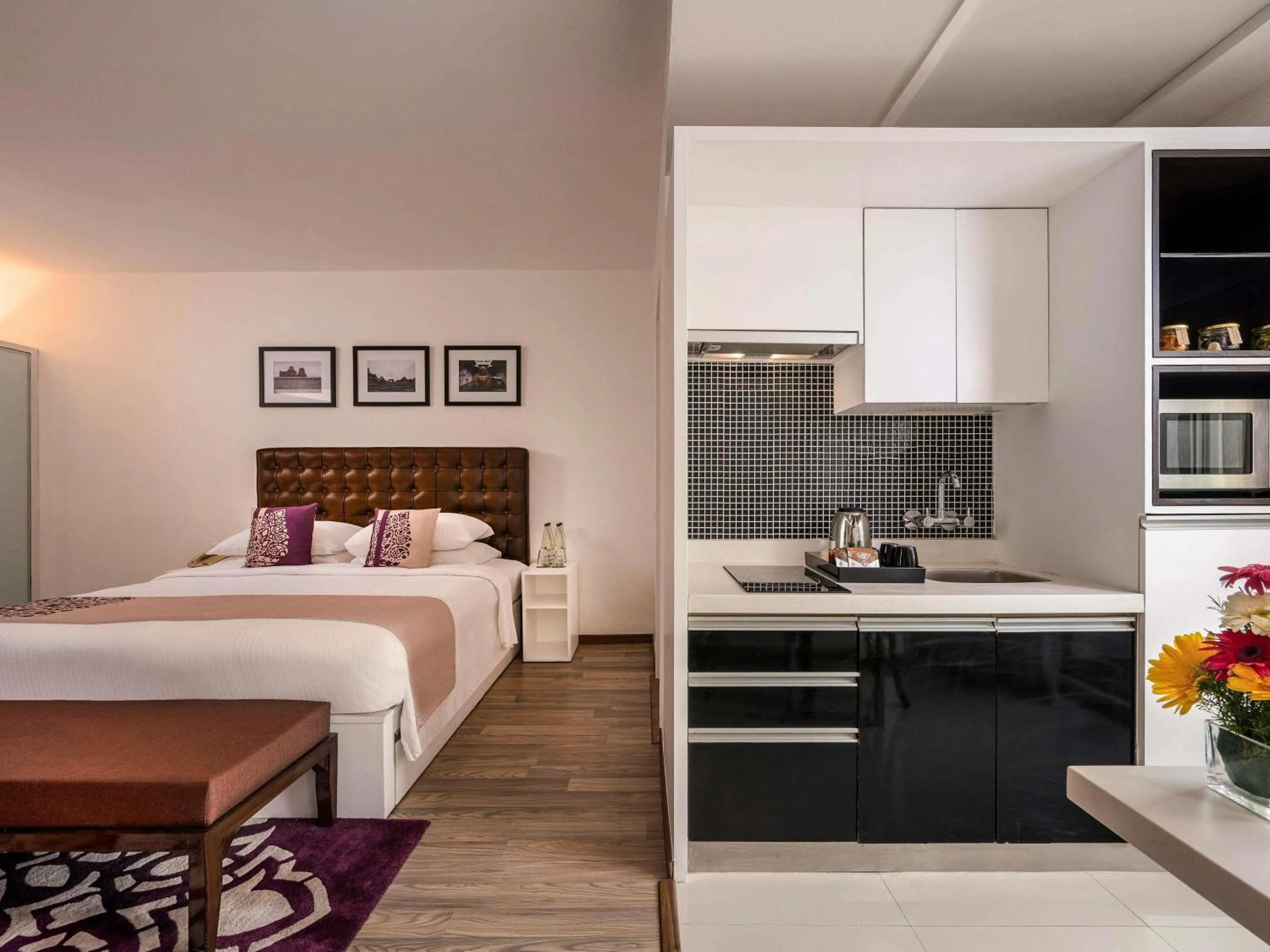 Studio Suite With Balcony with 20% discount on food and soft beverages and spa - single occupancy in Grand Mercure Bangalore - An Accor Brand