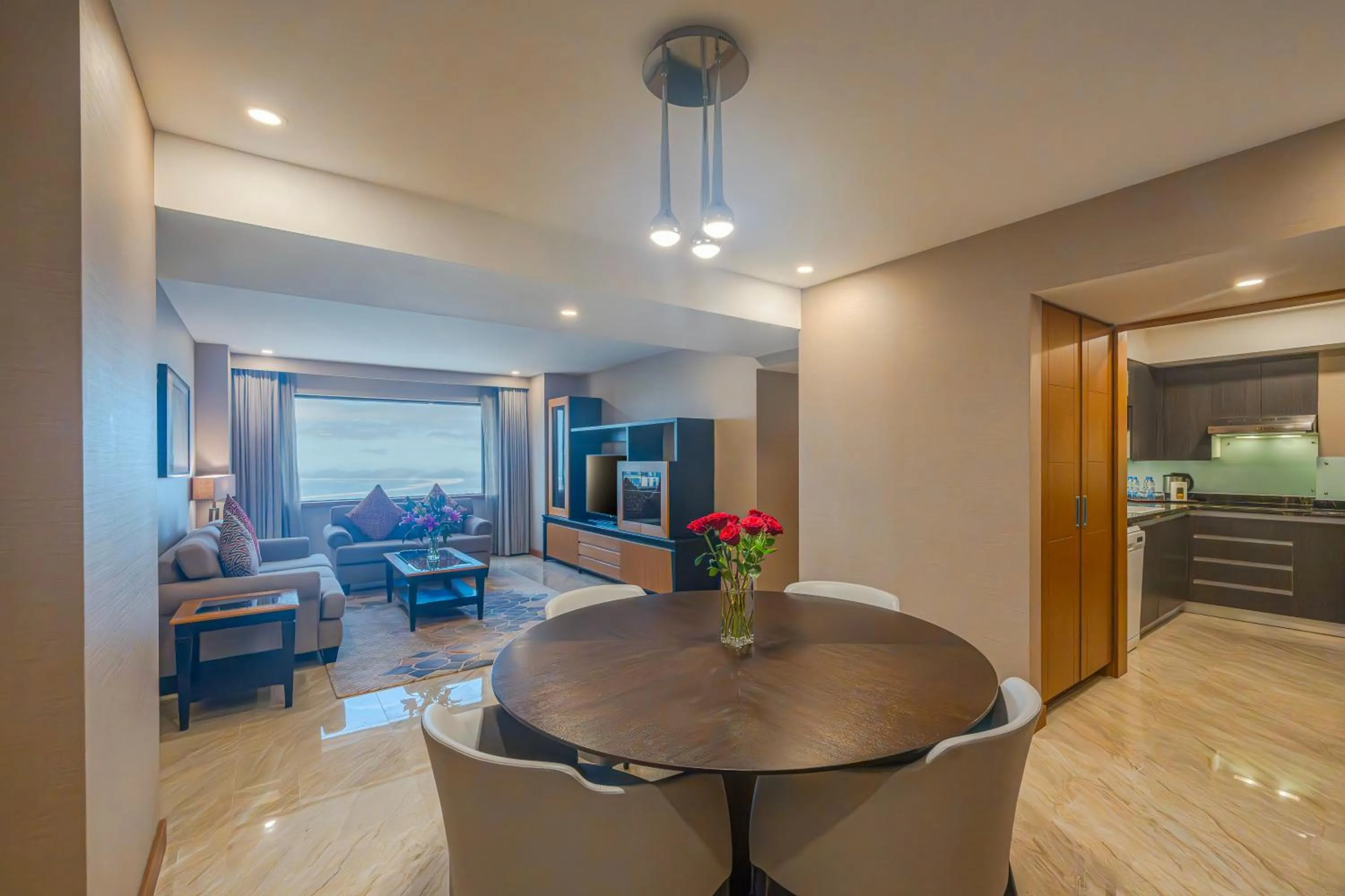 Two Bedroom Family Apartment with Kitchen (10% discount on Spa treatments) in Hyatt Regency Galleria Residence Dubai