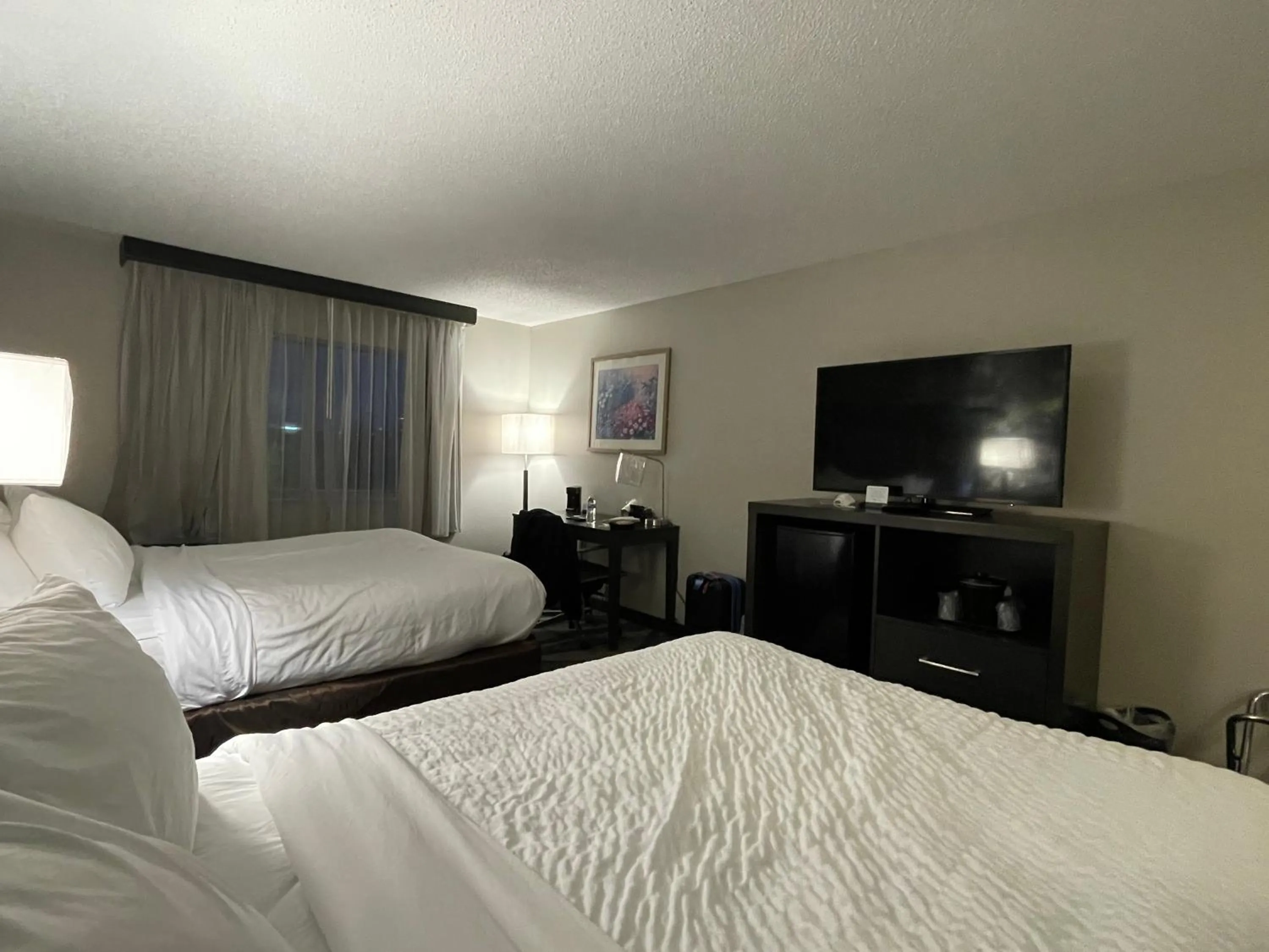 Efficiency Queen Room with Two Queen Beds - Accessible/Non-Smoking in Clarion Inn Fairborn - Dayton near Wright Patterson
