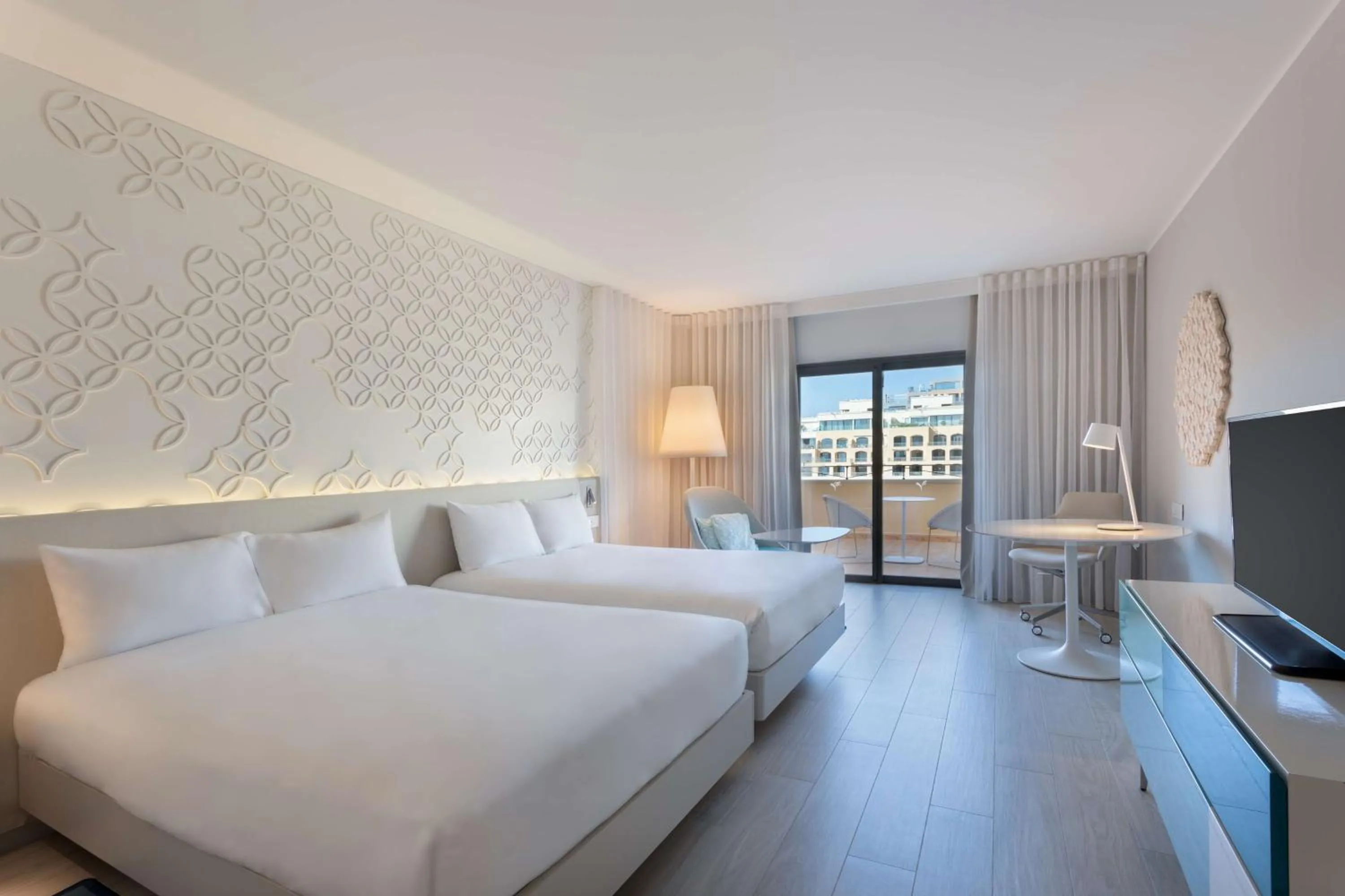 Deluxe Family Room with Marina View in Hilton Malta