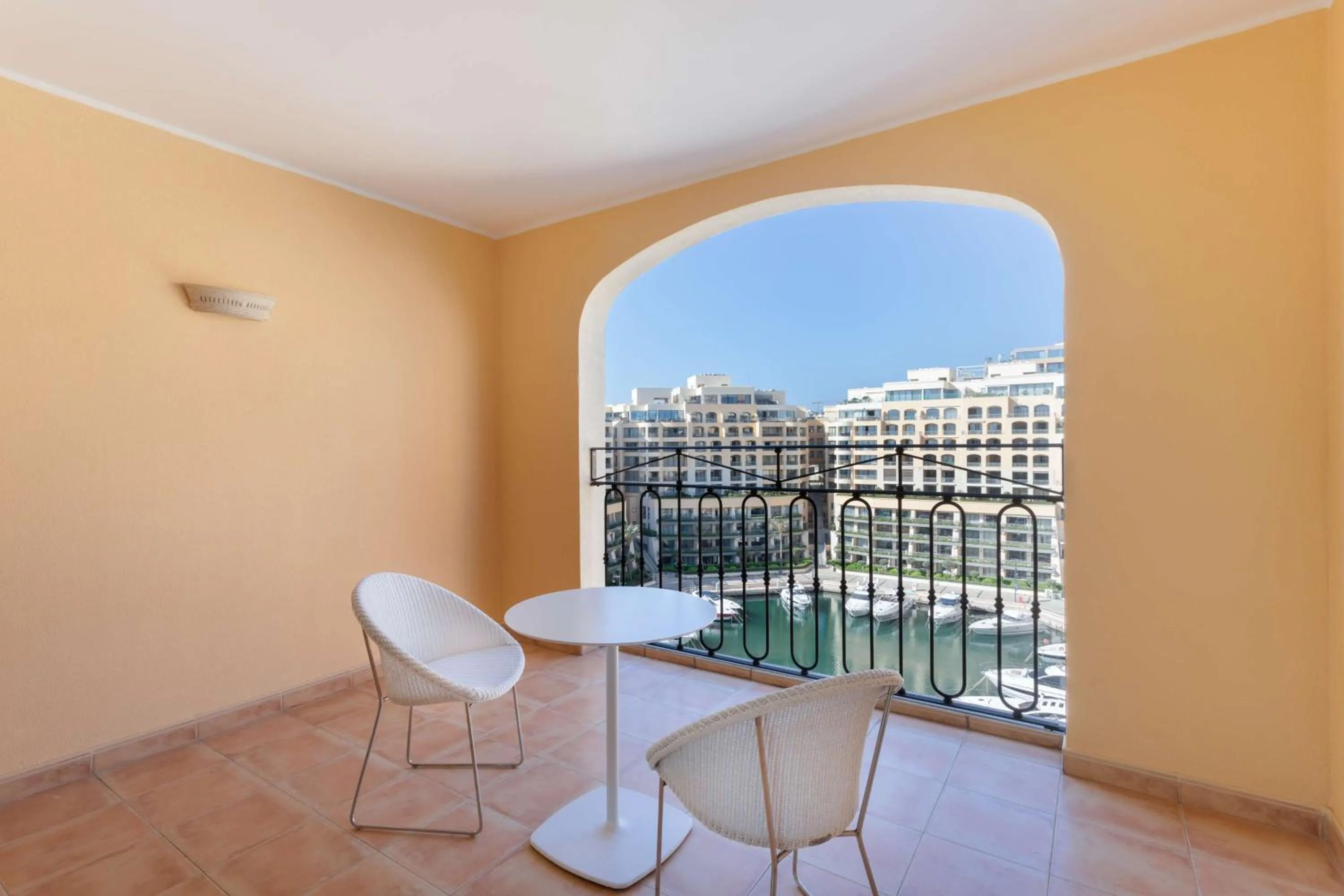 Executive Family Room with Marina View in Hilton Malta