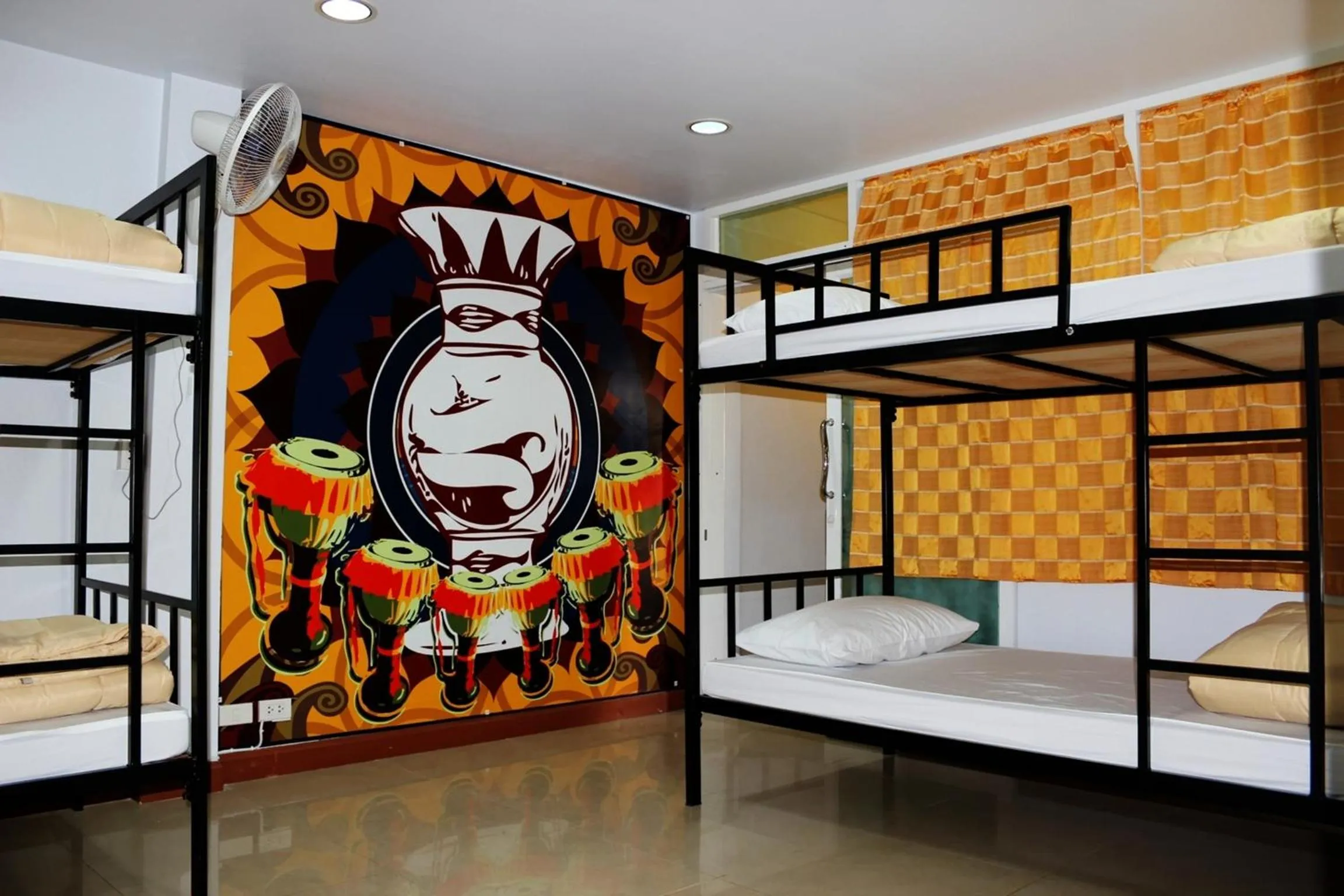 Bunk Bed in Female Dormitory Room   in Home Base Hostel