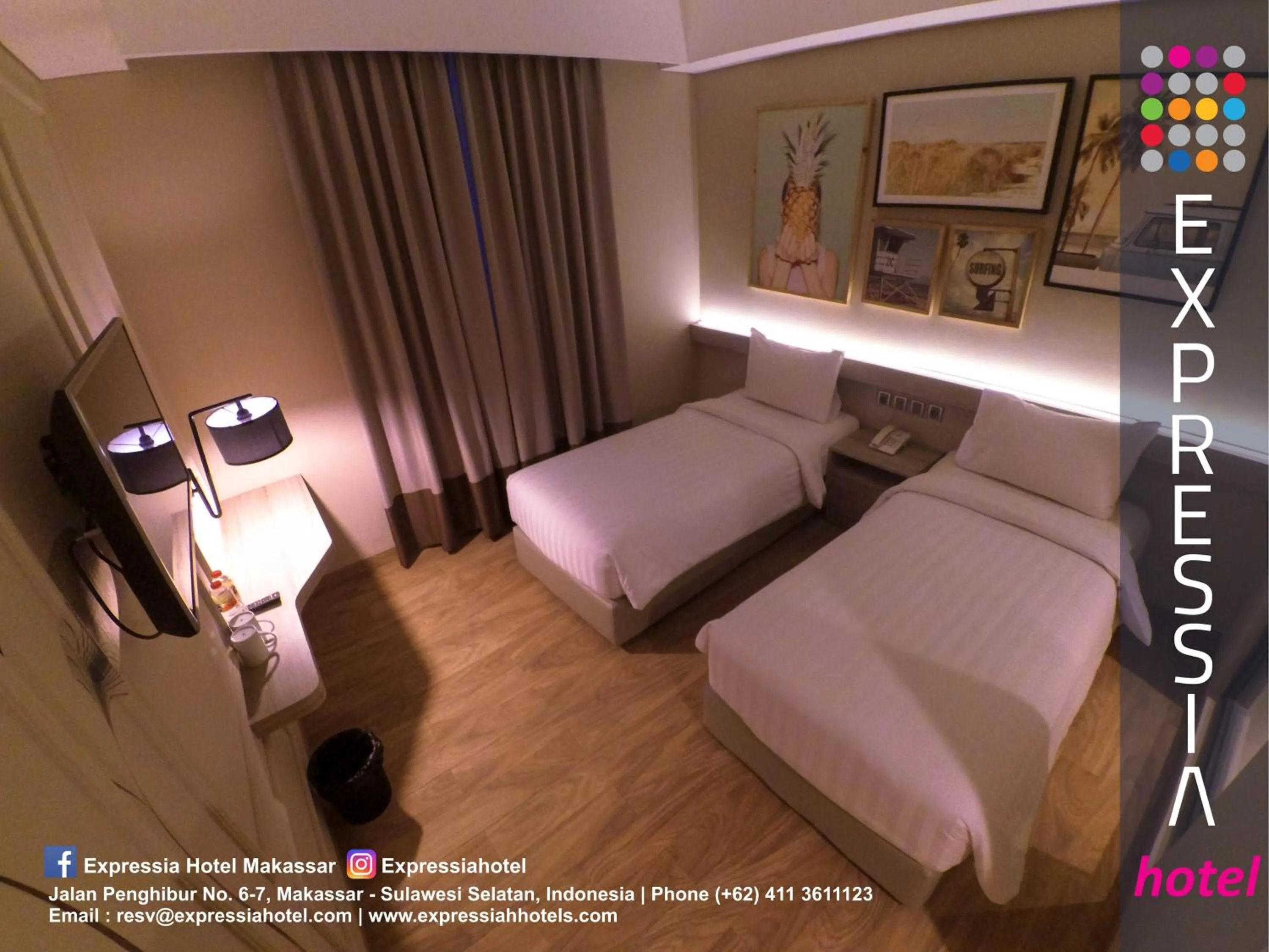 Standard Twin Room in Expressia Hotel Makassar