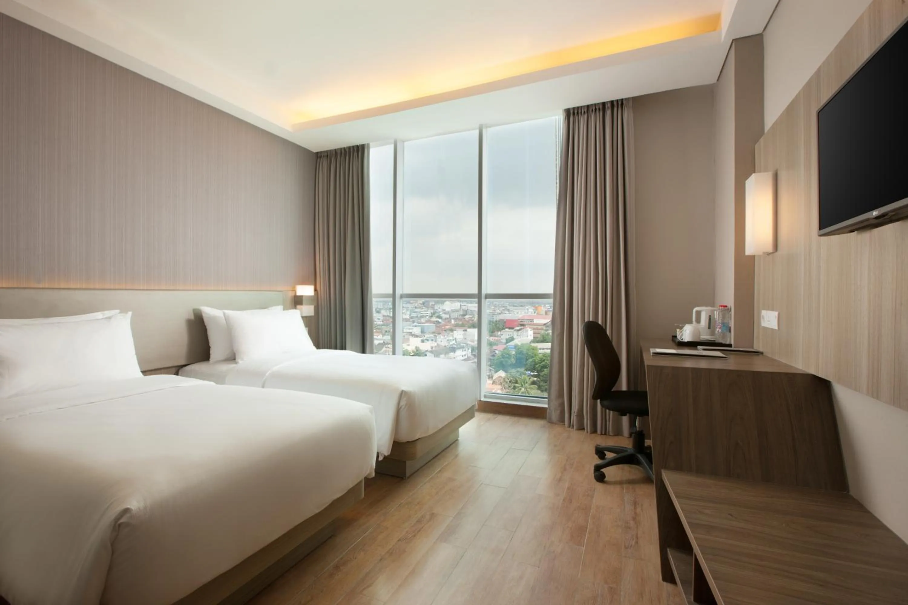 Superior Twin Room in Hotel Santika Radial Palembang