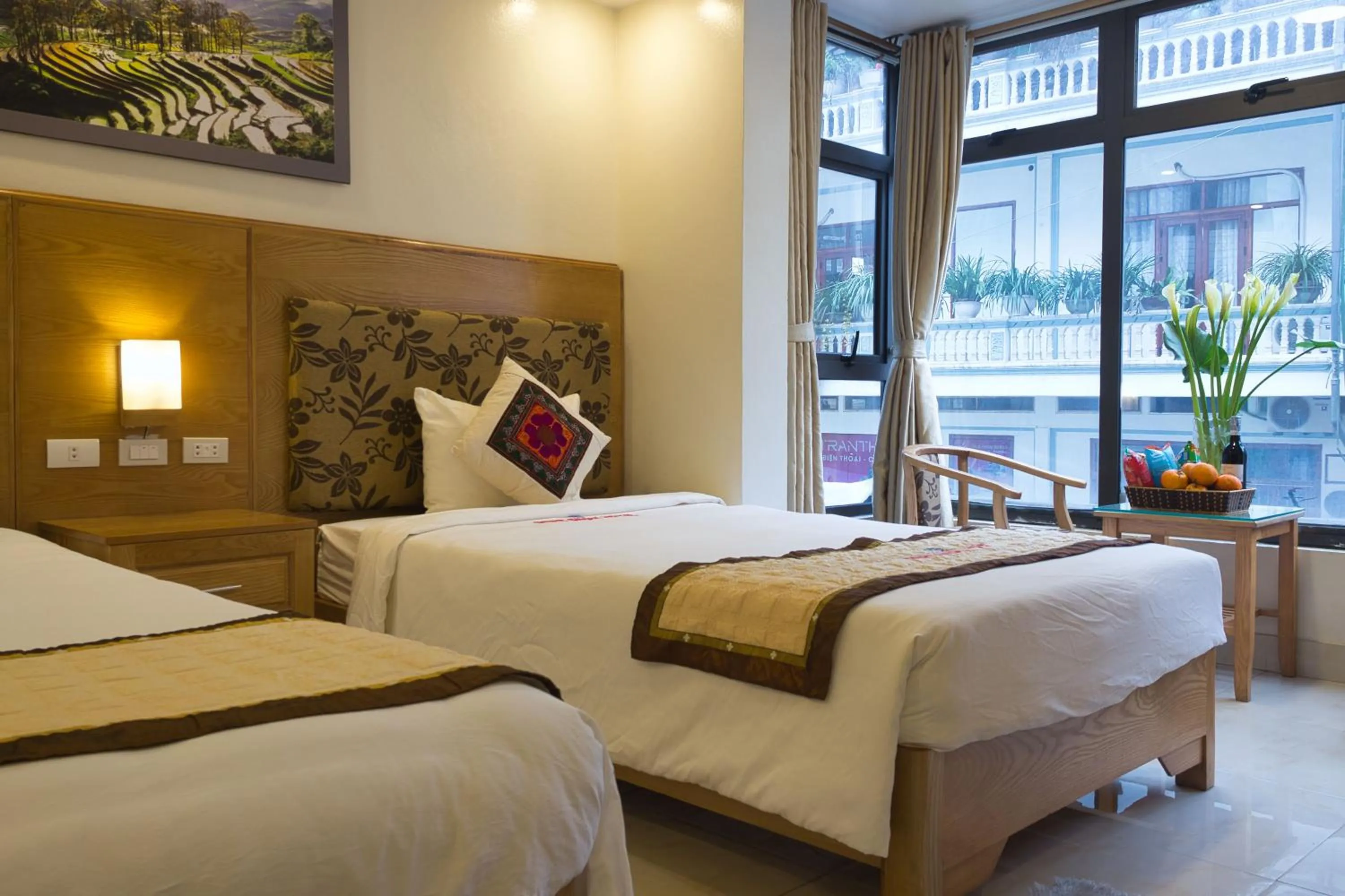 Triple Room with City View in Sapa Snow Hotel