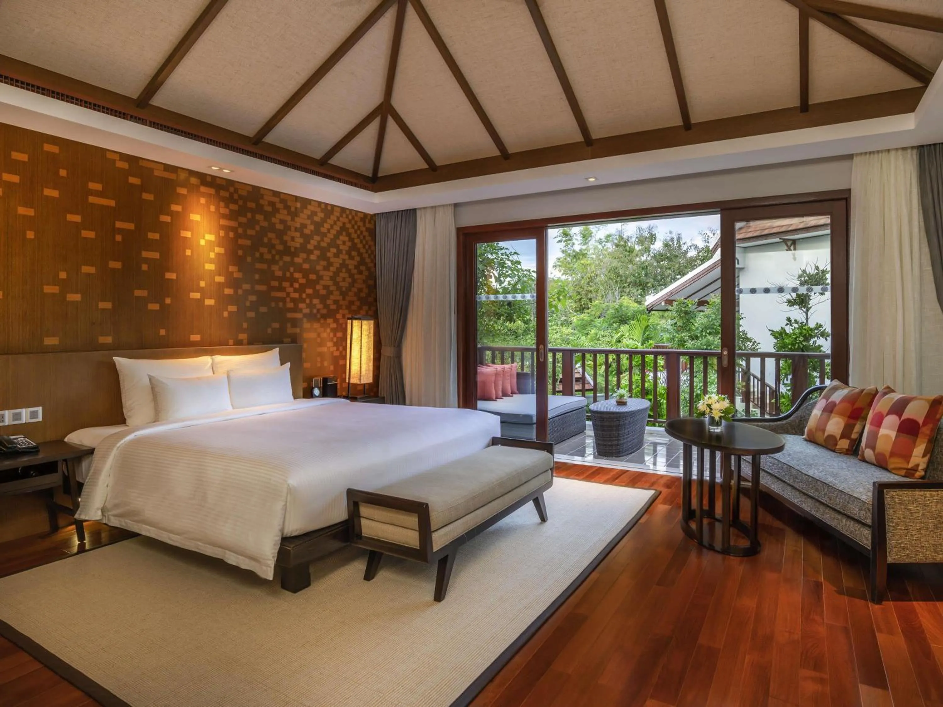 Premium Deluxe King Suite with Private Garden and Mountain View in Pullman Luang Prabang