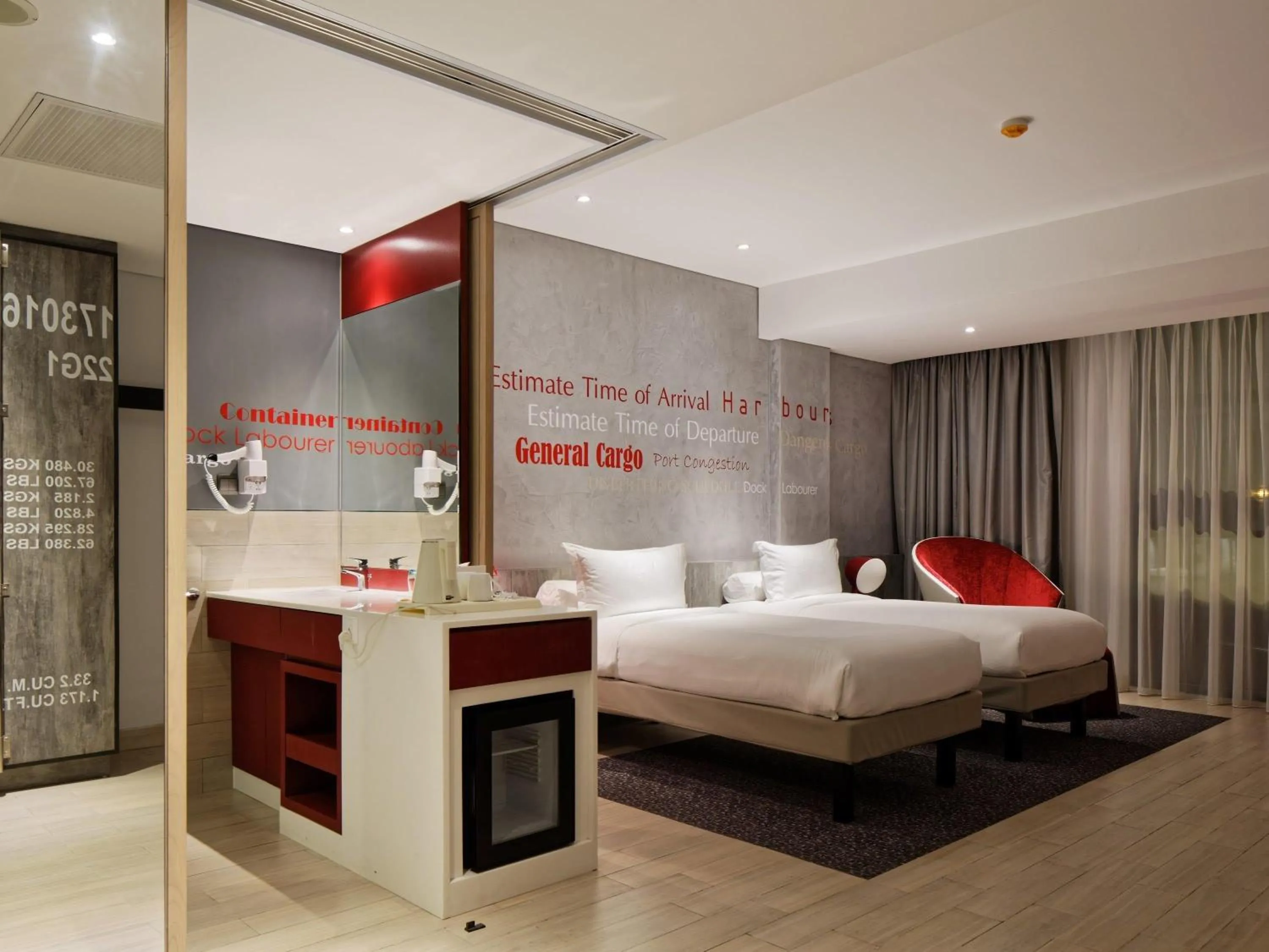 Deluxe Twin Room in ibis Styles Batam Nagoya