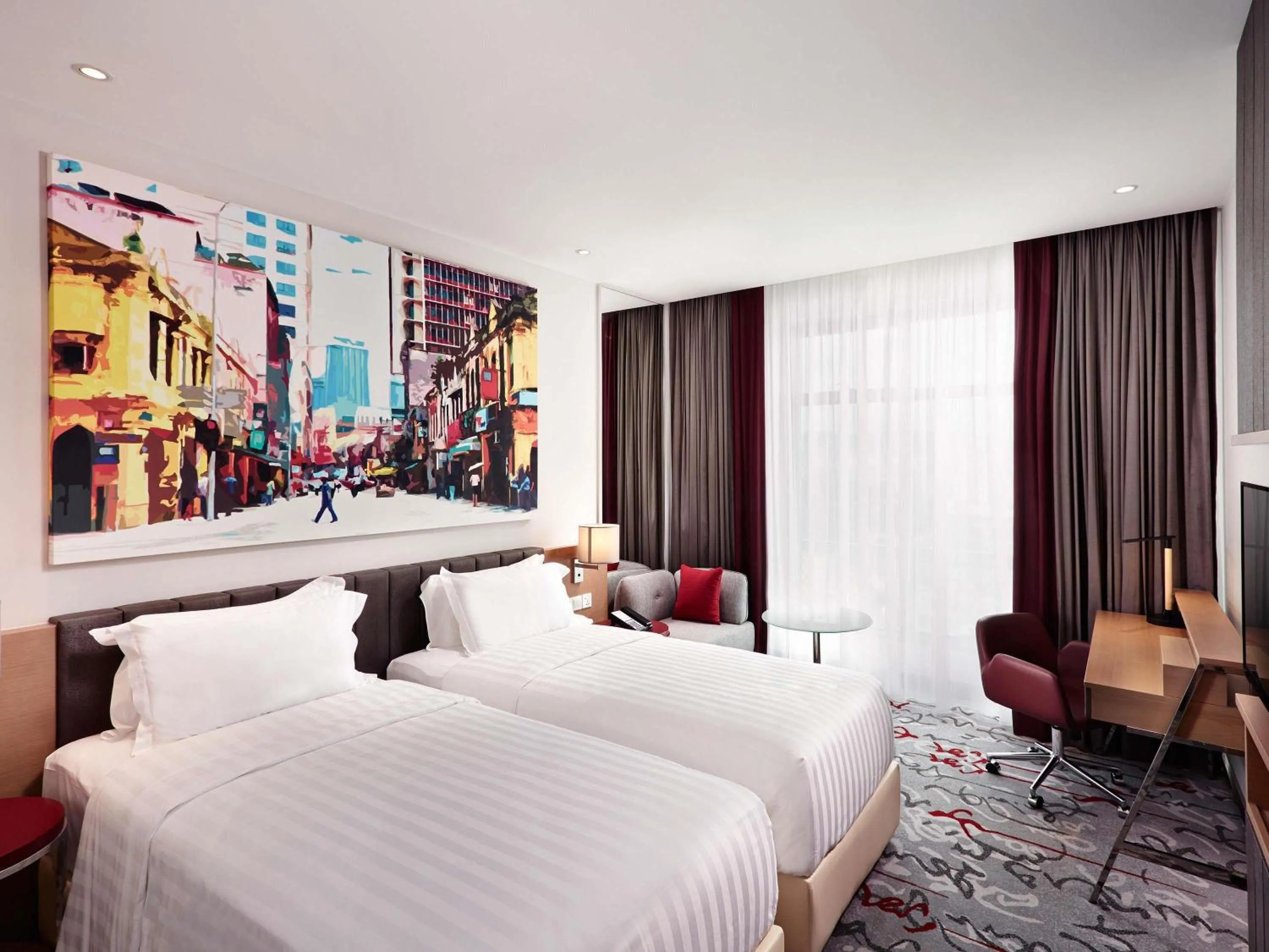 Classic Room With Two Single Beds in Mercure Kuala Lumpur Shaw Parade