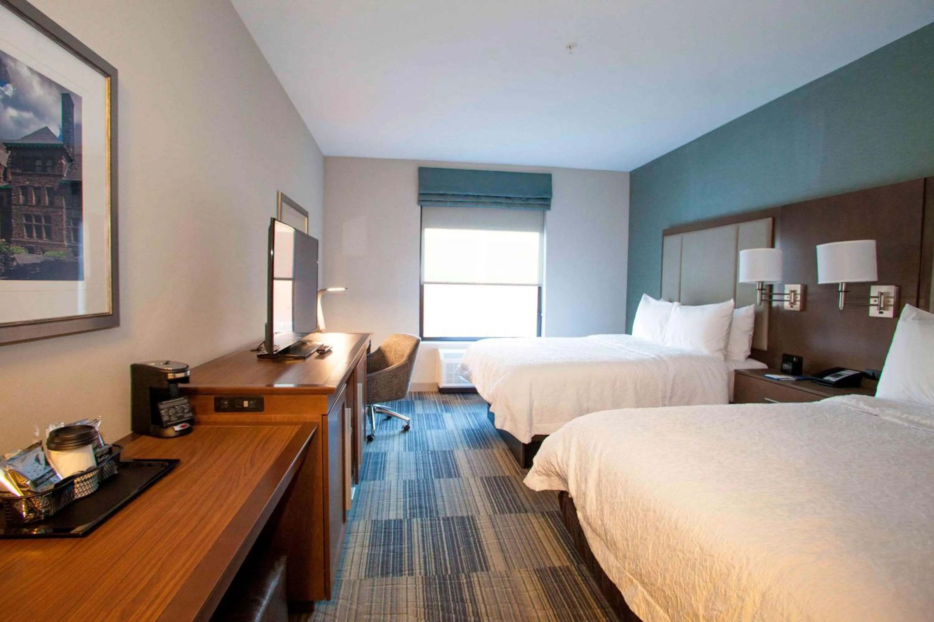 Queen Room with Two Queen Beds - Hearing Access/Non-Smoking in Hampton Inn & Suites St. Paul Downtown