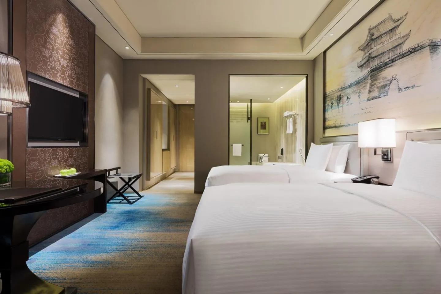 Executive Deluxe Twin Room in Wanda Realm Jingzhou