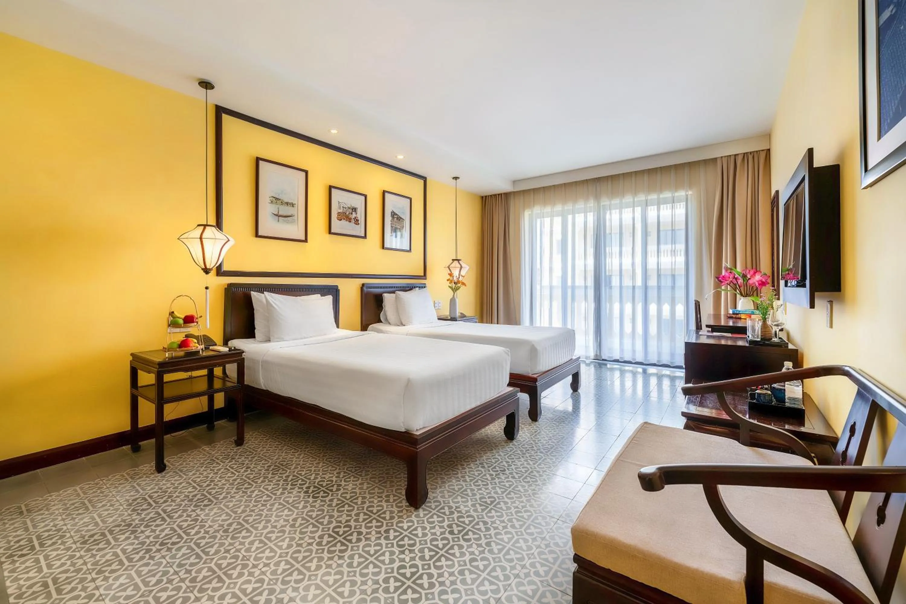 Family Two-Bedroom with Large Balcony in Hoi An Central Boutique Hotel & Spa (Little Hoi An Central Boutique Hotel & Spa)