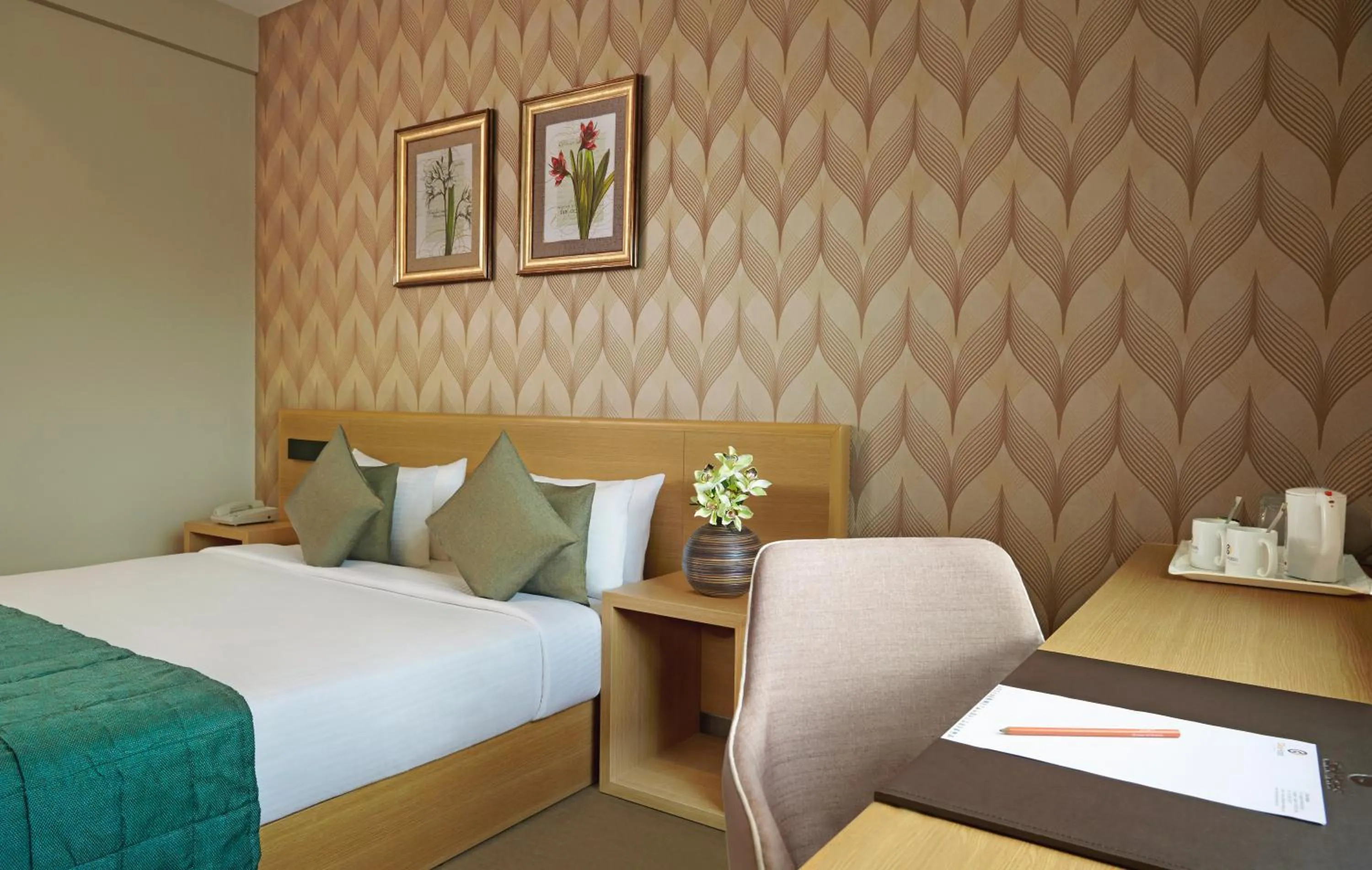 Deluxe Double or Twin Room - 10% off on Laundry, 10% off on FNB, Complimentary Drivers accommodations in Click Hotel, Junagadh