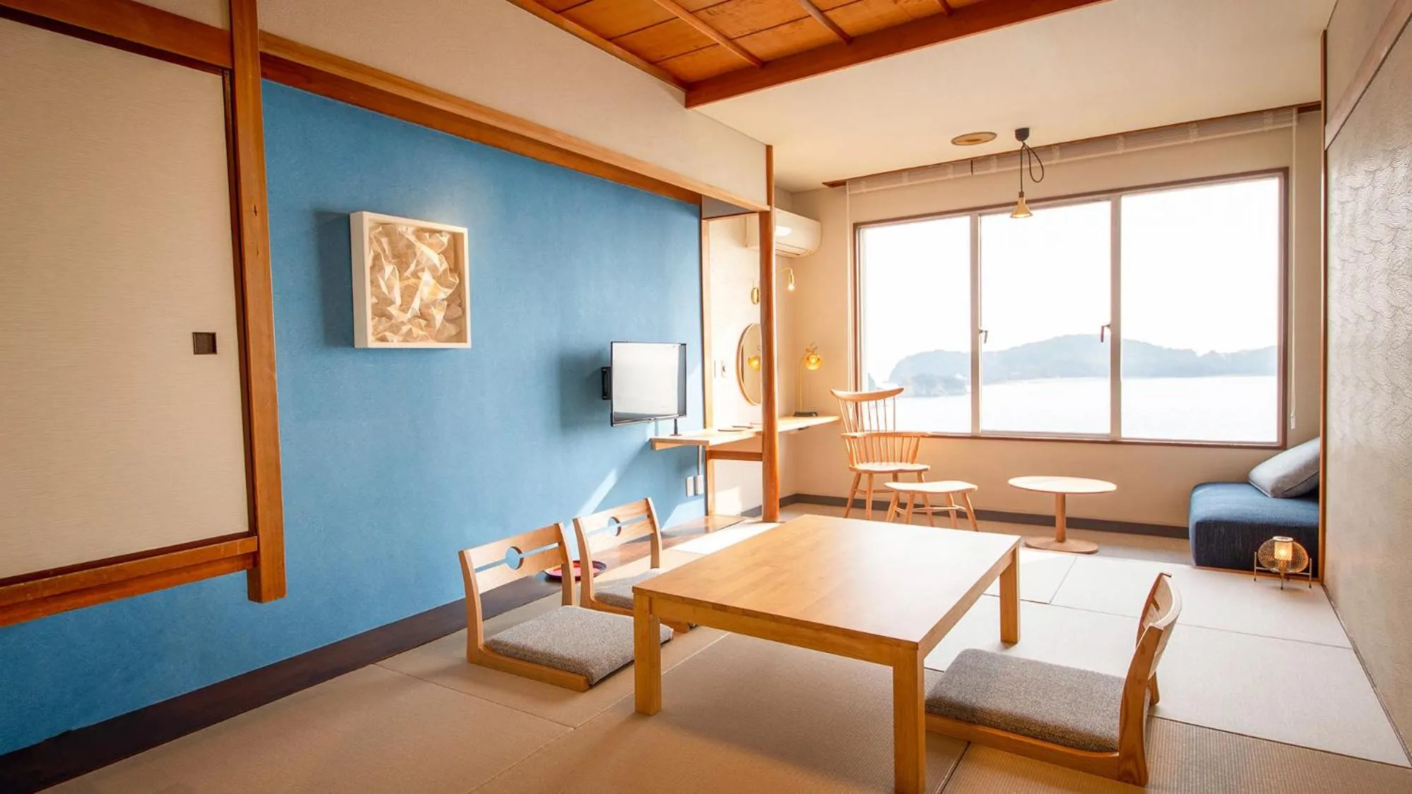 Japanese-Style Room with Private Bathroom and Sea View - single occupancy in Tenku Hotel Kairo