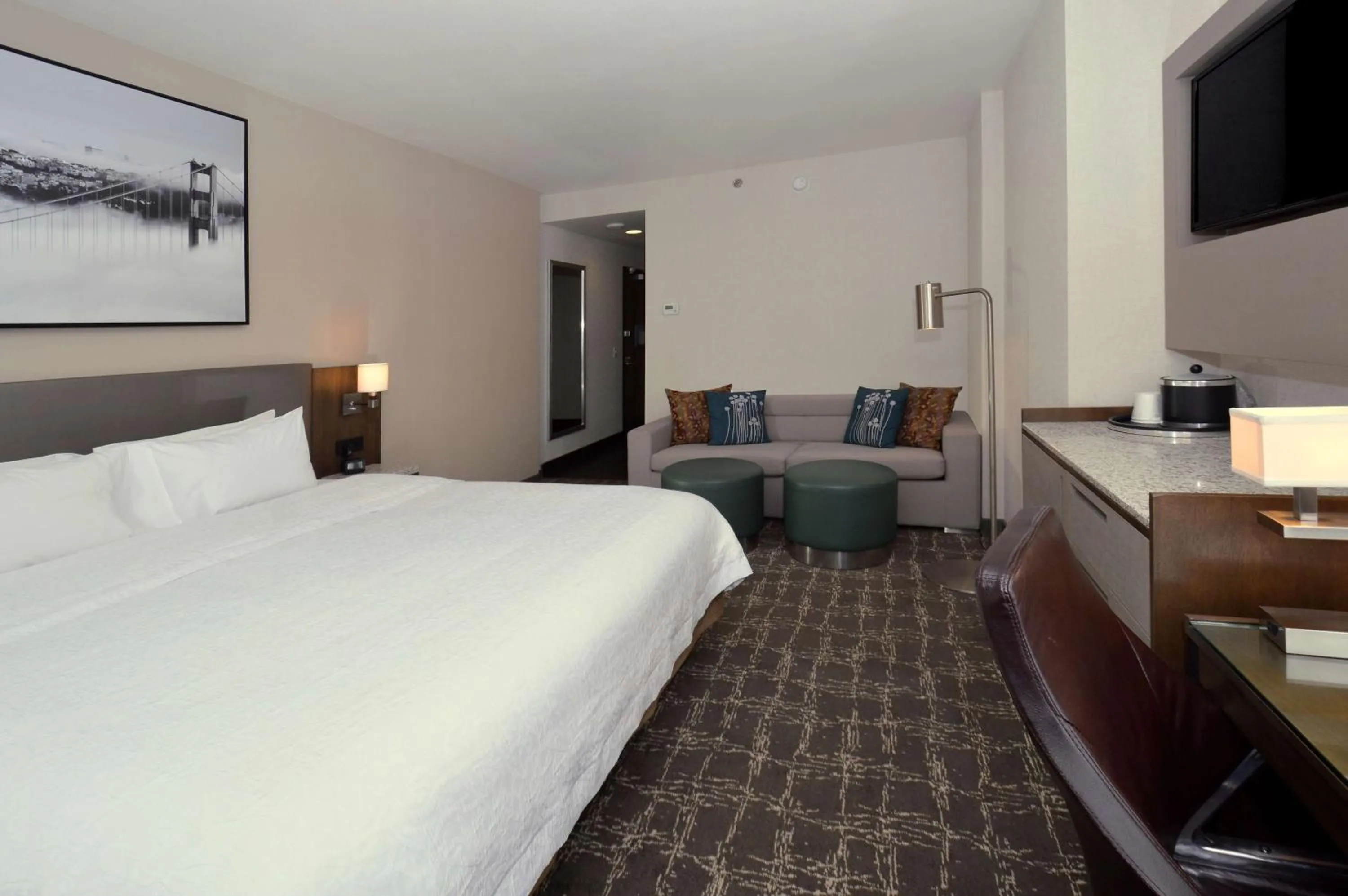 King Room with Sofa Bed - Hearing Accessible/Non-Smoking in Hampton Inn - Paragould