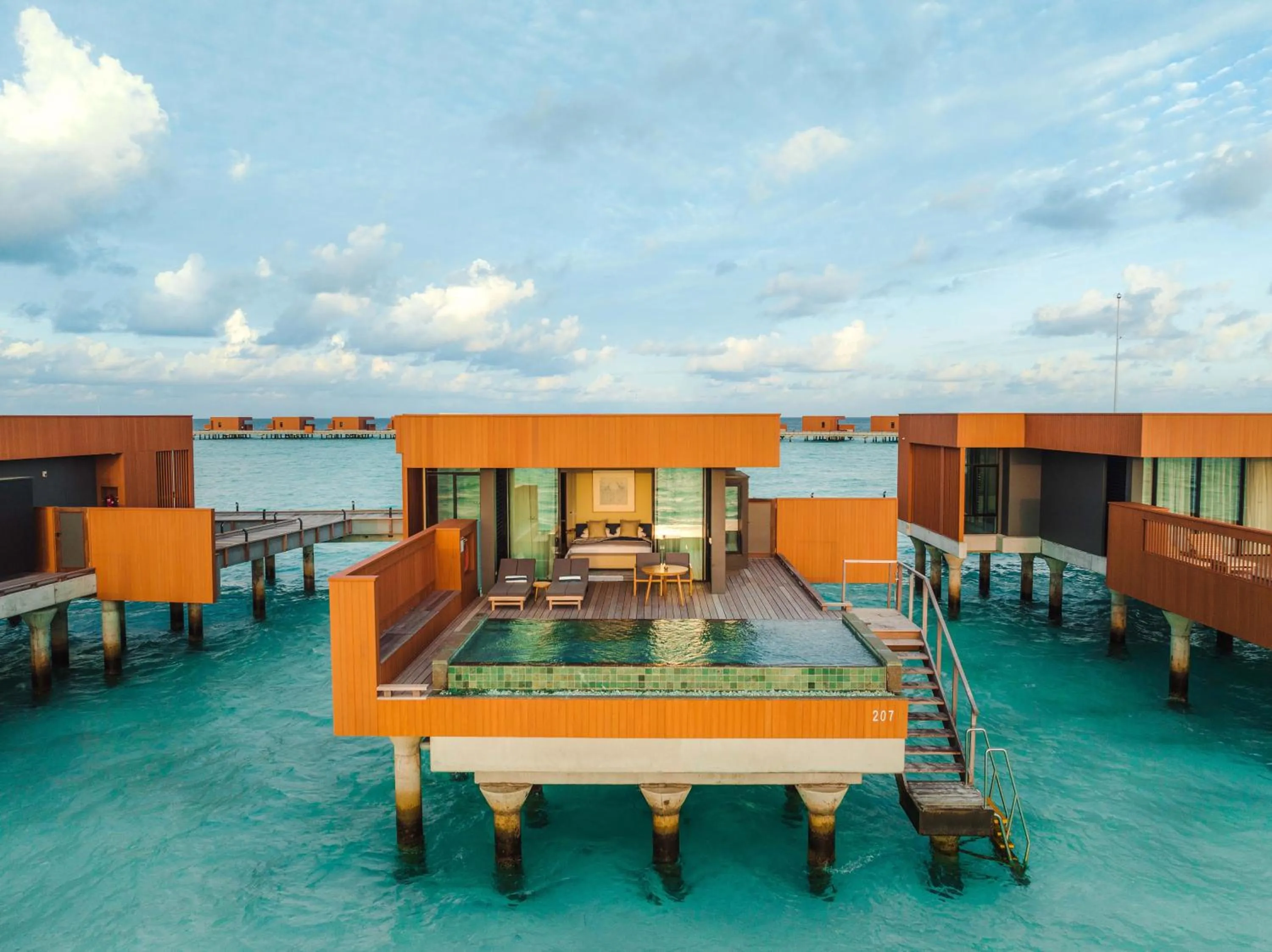 Sunset Ocean Pool Villa in Veligandu Maldives Resort Island