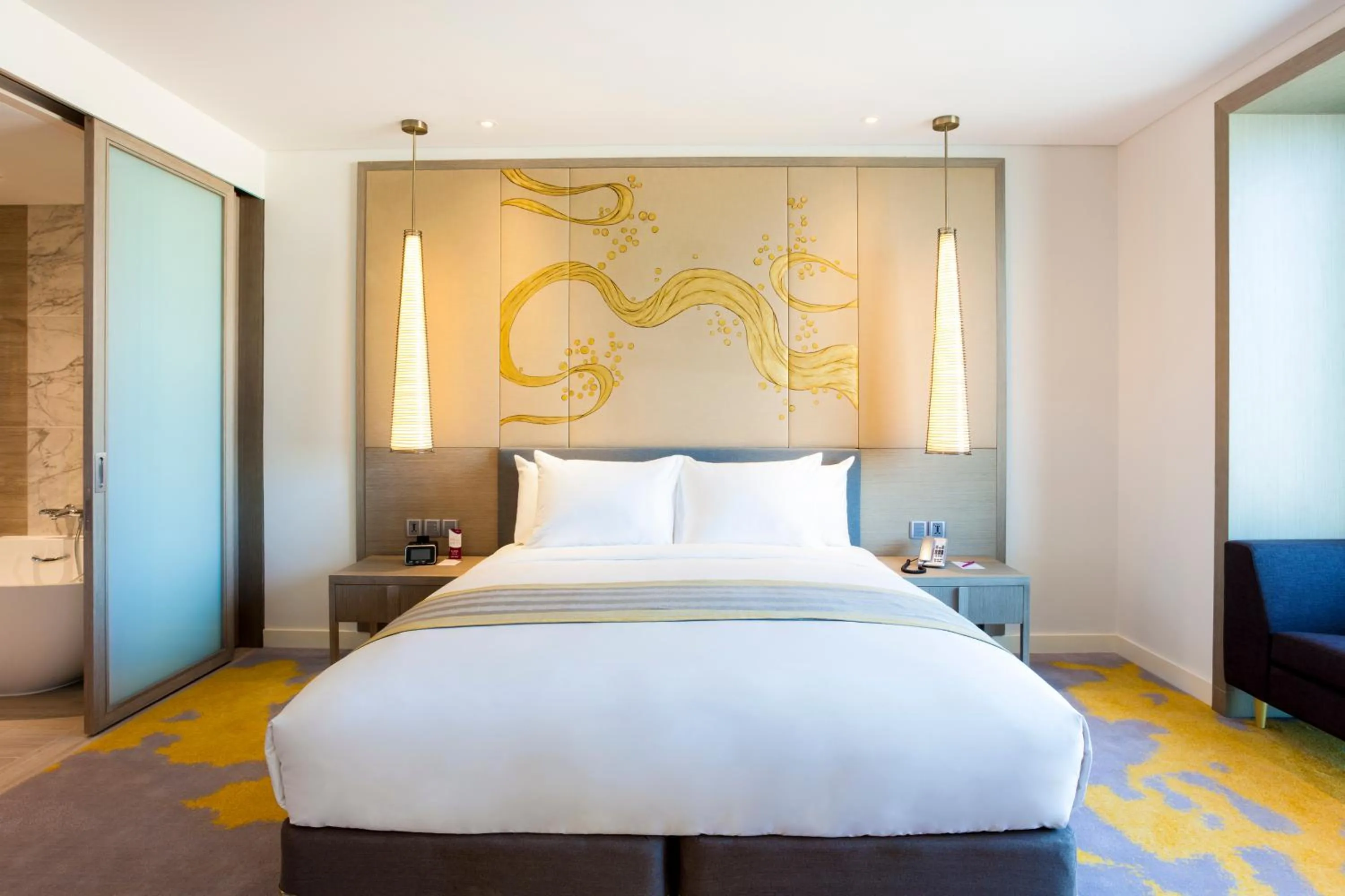 King Room with Pool View - Top Floor in Crowne Plaza Vientiane by IHG