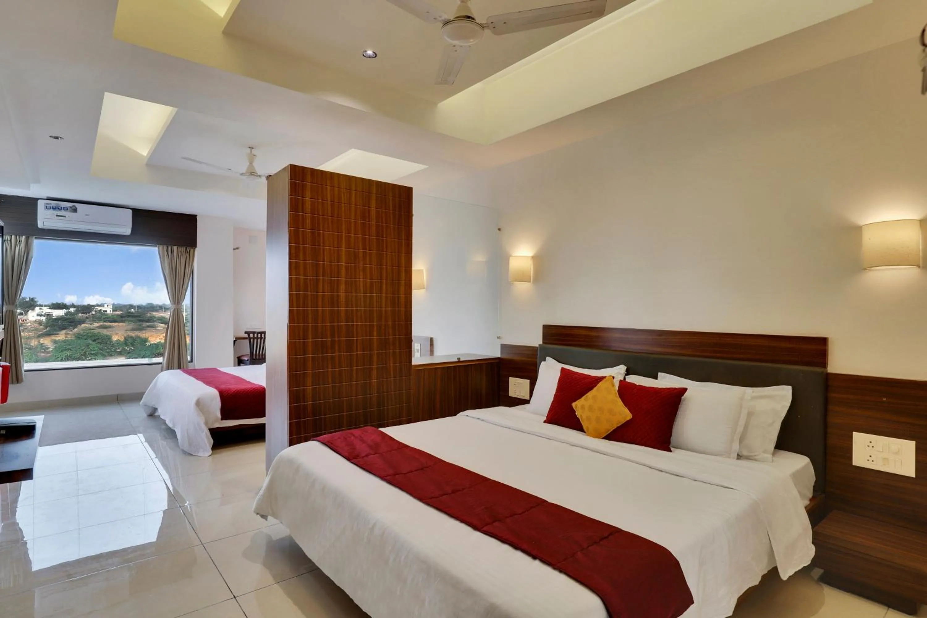 Deluxe Family Room - single occupancy in Goverdhan Greens Resort Dwarka l Hotels In Dwarka