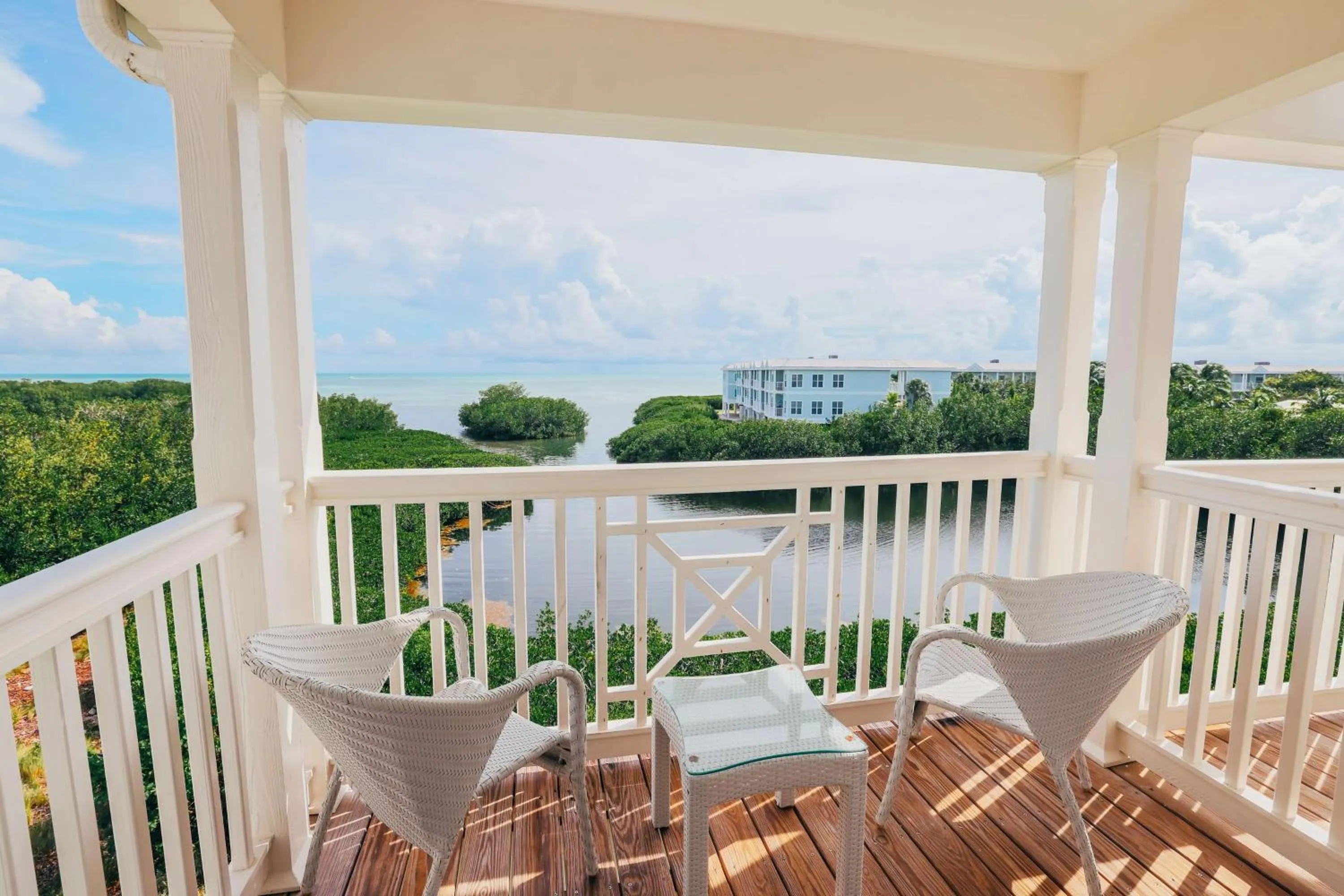 King Suite with Partial Ocean View and Balcony in Oceans Edge Key West