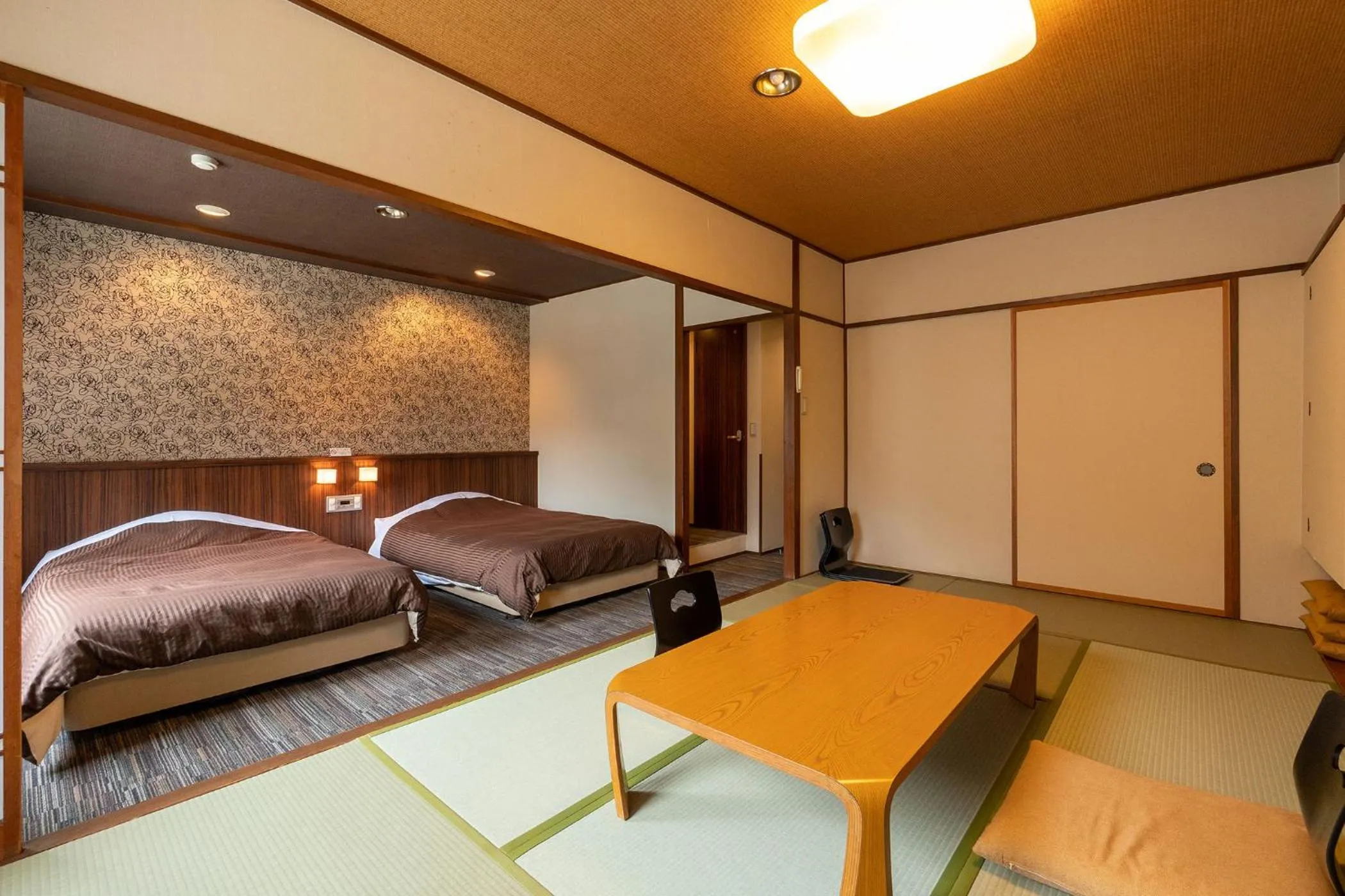 Twin Room with Tatami Area - single occupancy - New Building - Non-Smoking - Shared Bathroom in Ooedo Onsen Monogatari Higashiyama Grand Hotel