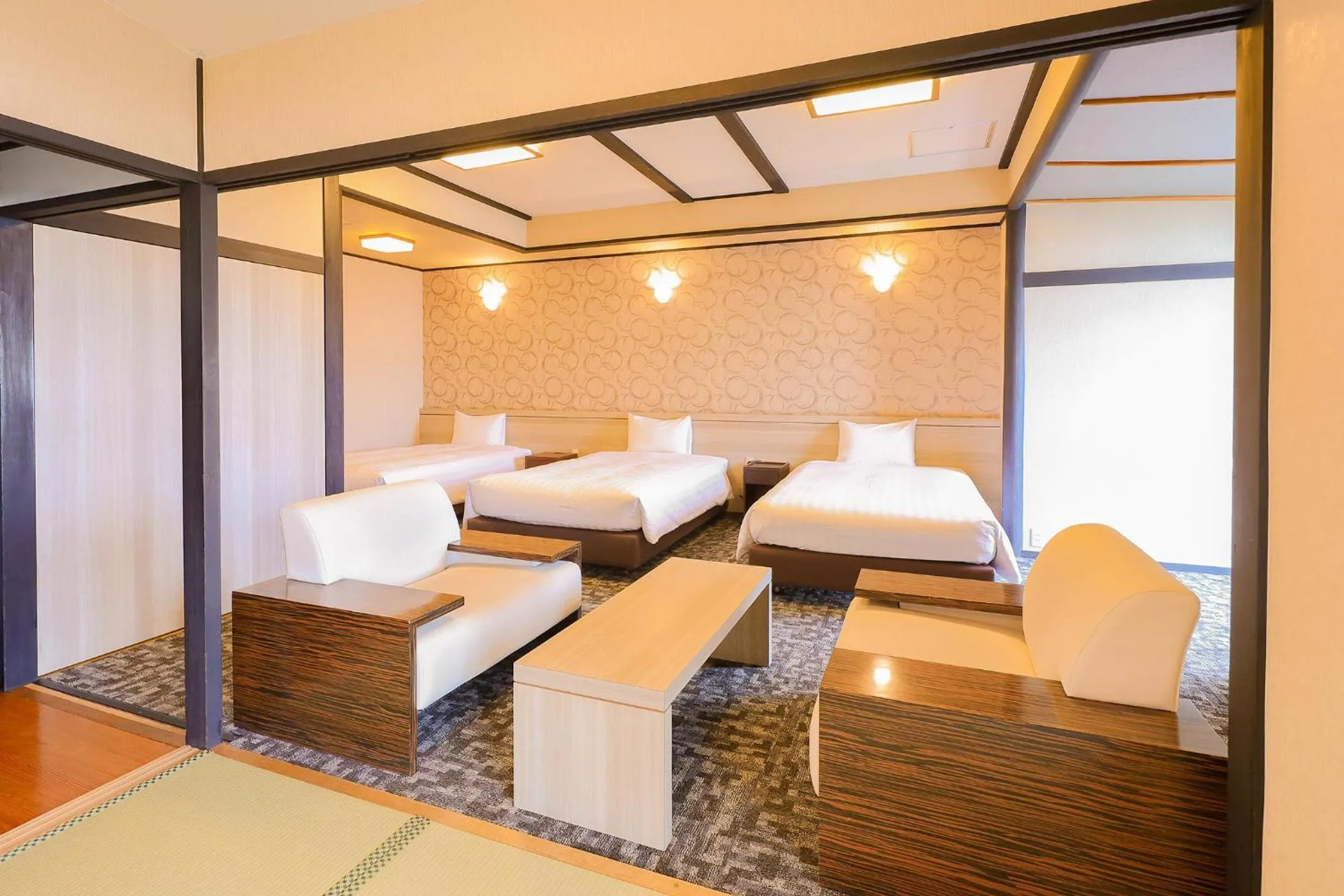 Superior Japanese-Western-Style Triple Room(City Side) - Indoor Bath - Non-Smoking in Ooedo Onsen Monogatari Premium Atami