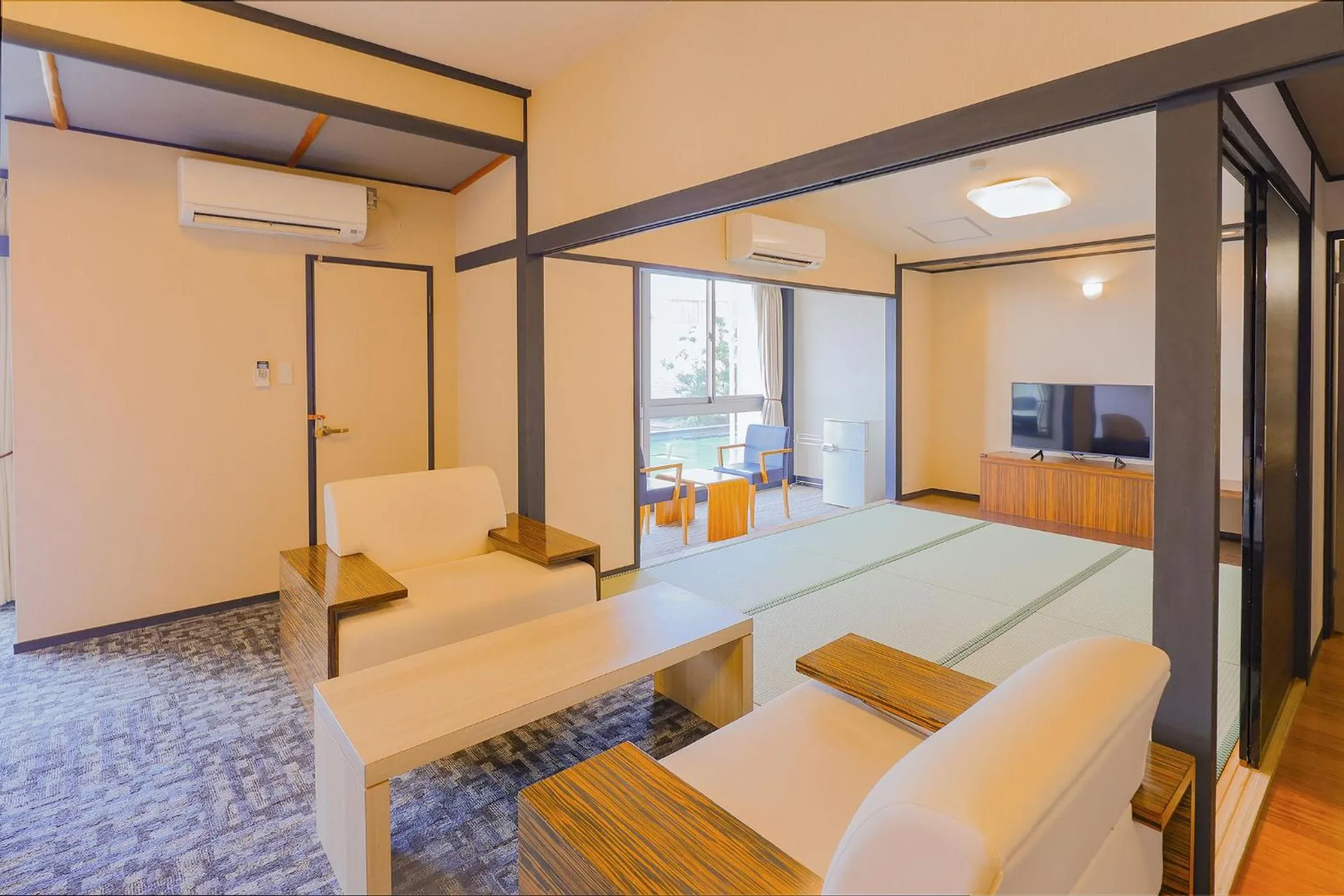Superior Japanese-Western-Style Triple Room(City Side) - Indoor Bath - Non-Smoking in Ooedo Onsen Monogatari Premium Atami