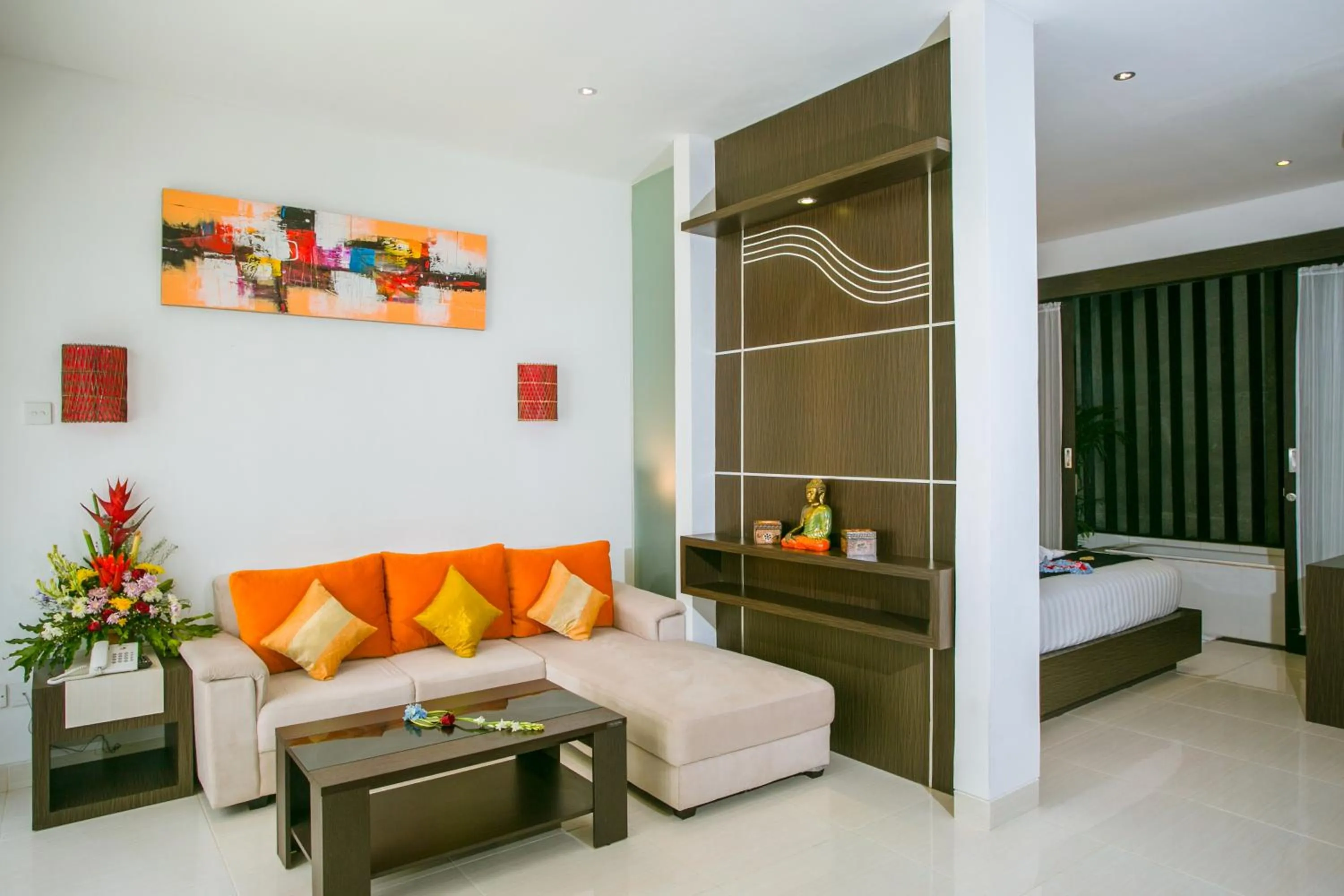 Pavilion Room with Living Room in The Diana Suite