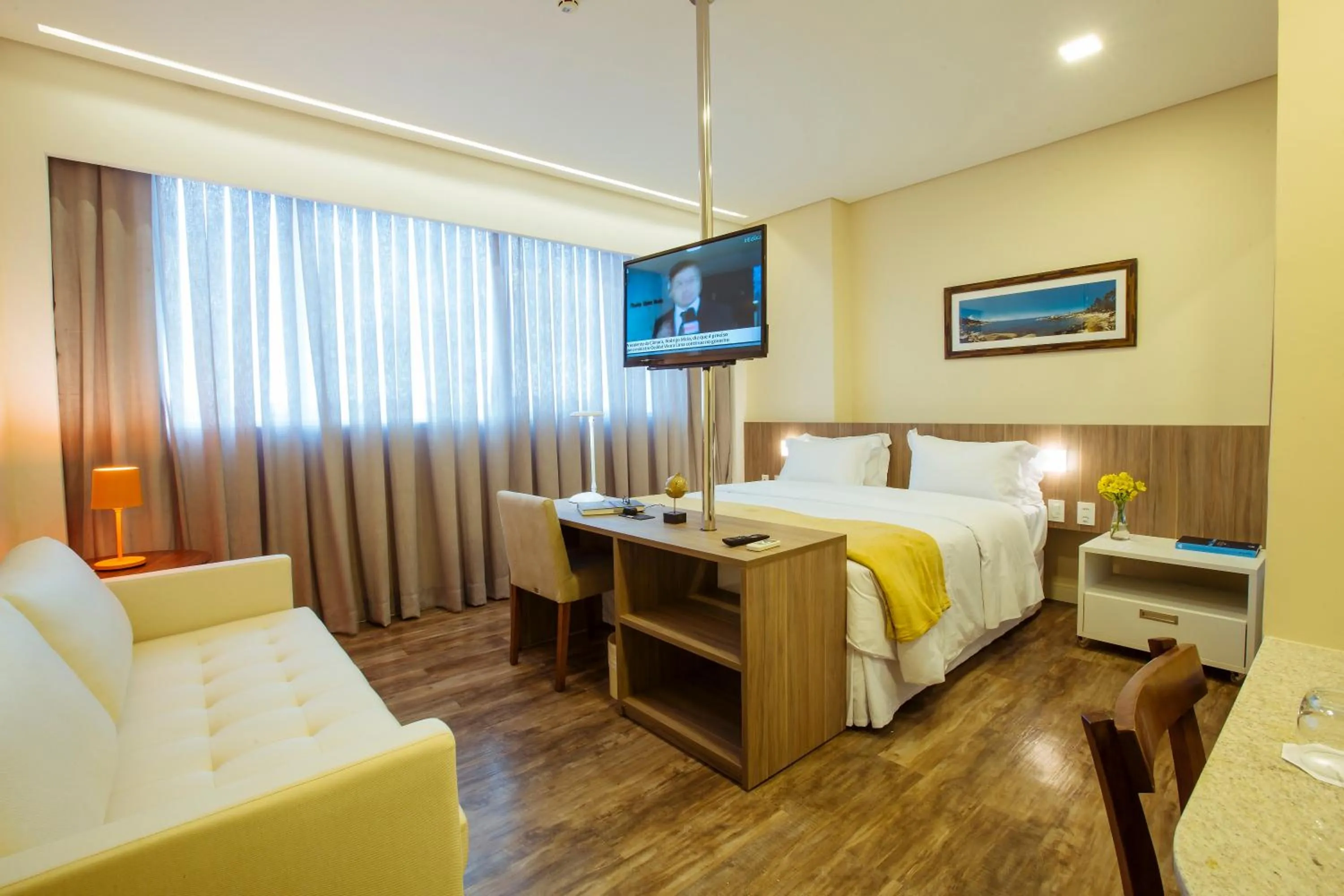 Superior Luxury Double - single occupancy - 1 Queen Bed and 1 Sofa Bed in Intercity Suape Costa Dourada
