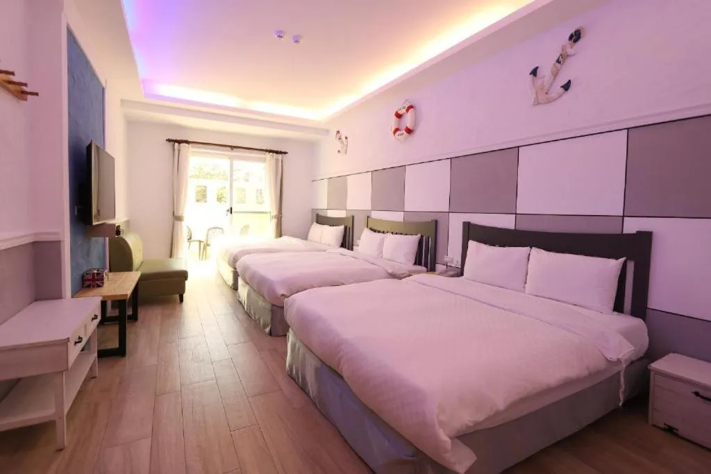 Family Room with Balcony in Island on the Sea