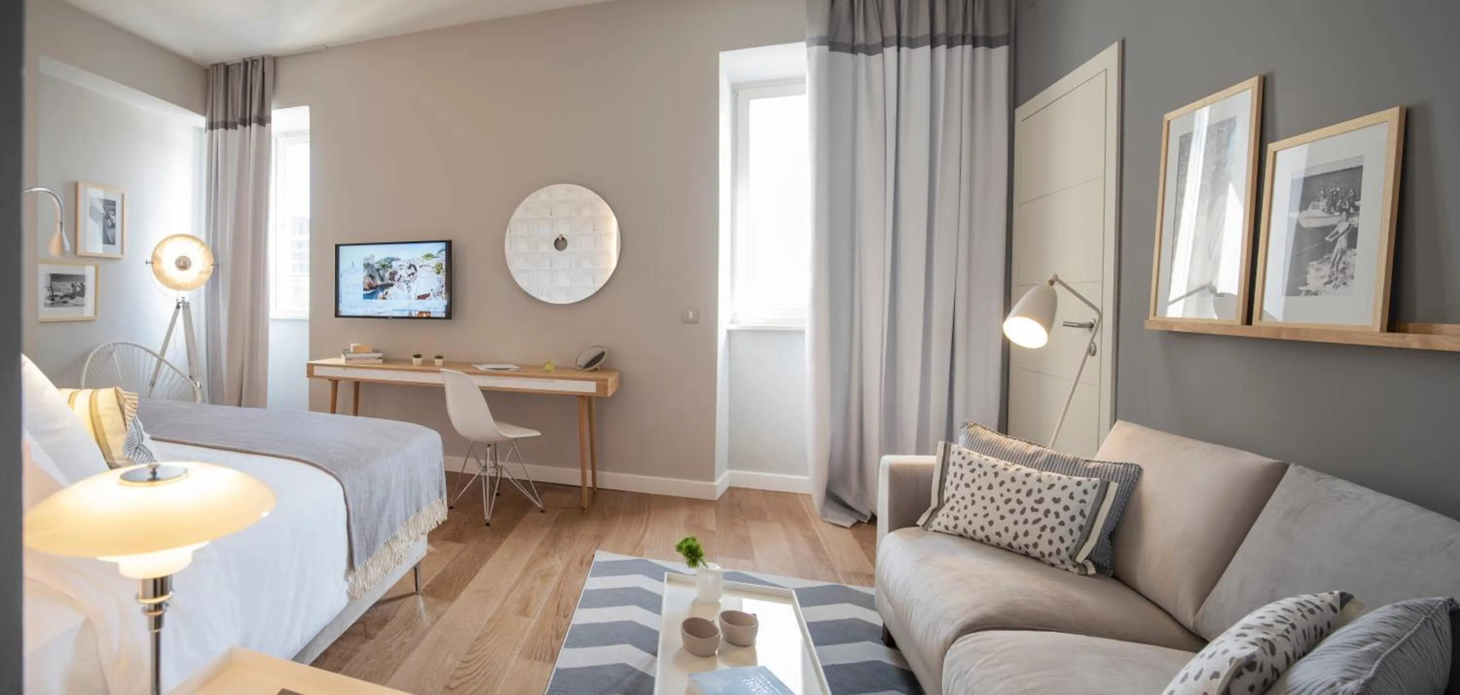 Classic Double Room with Partial Sea View in Hotel Bellevue Dubrovnik