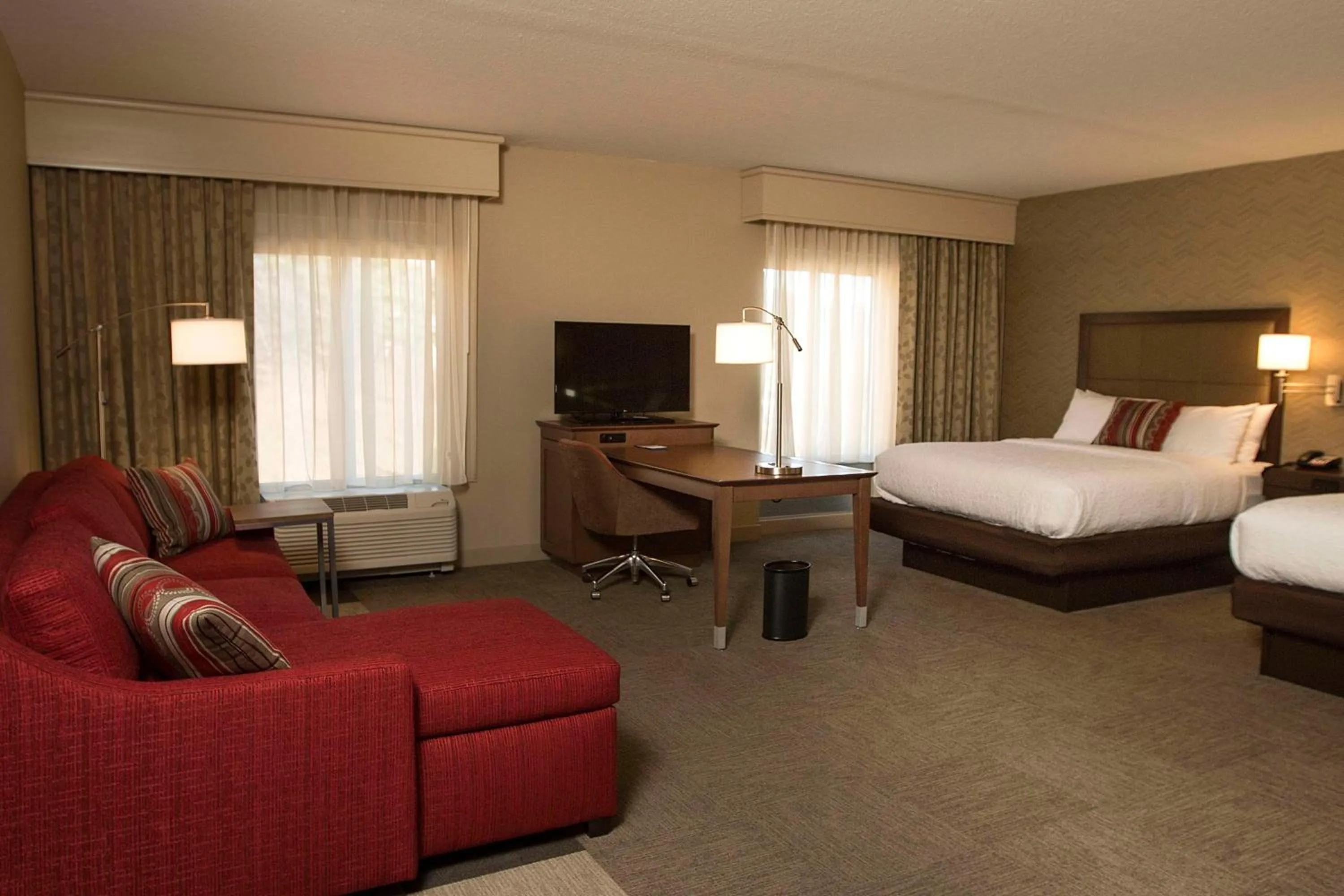 Queen Studio Suite with Two Queen Beds - Mobility Access/Non-Smoking in Hampton Inn & Suites Boone, Nc