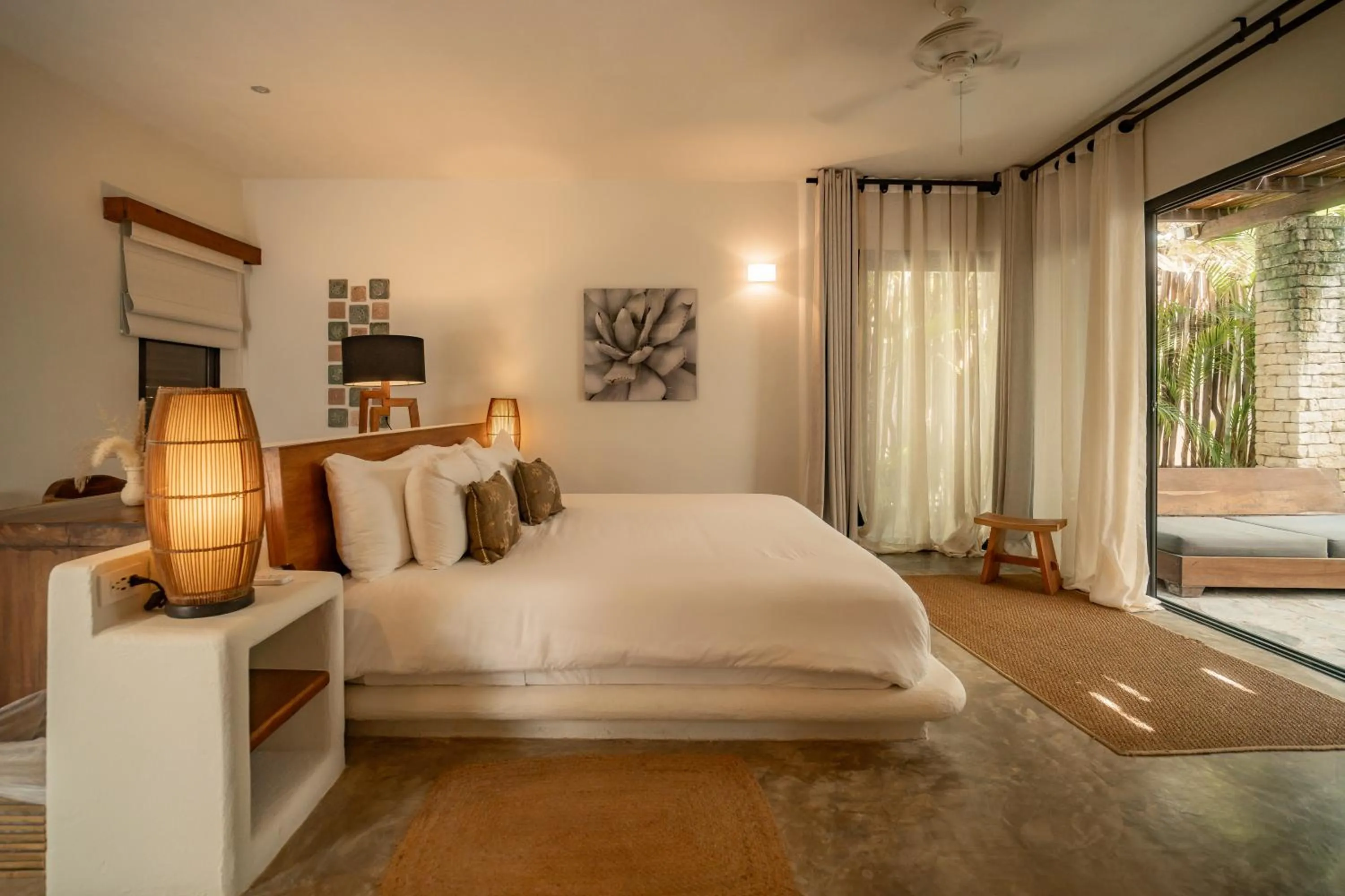 Deluxe terrace in Chiringuito Tulum