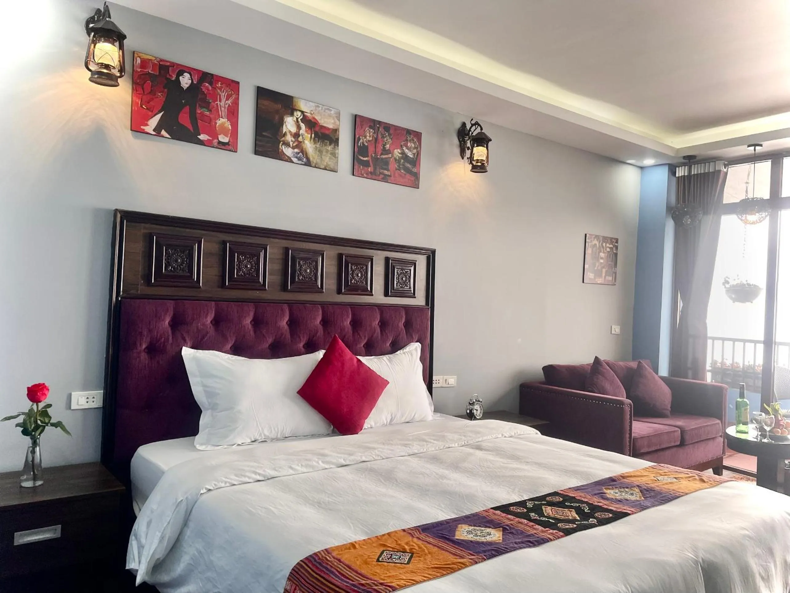 Deluxe Double or Twin Room with Mountain View in Sapa Hills Hotel