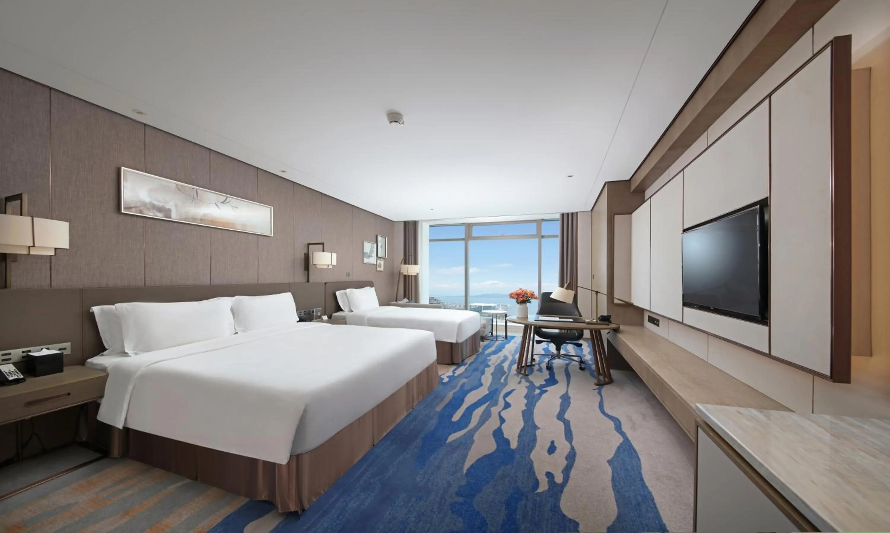1 King and 1 Single Bed Premium Sea View in InterContinental Xiamen by IHG