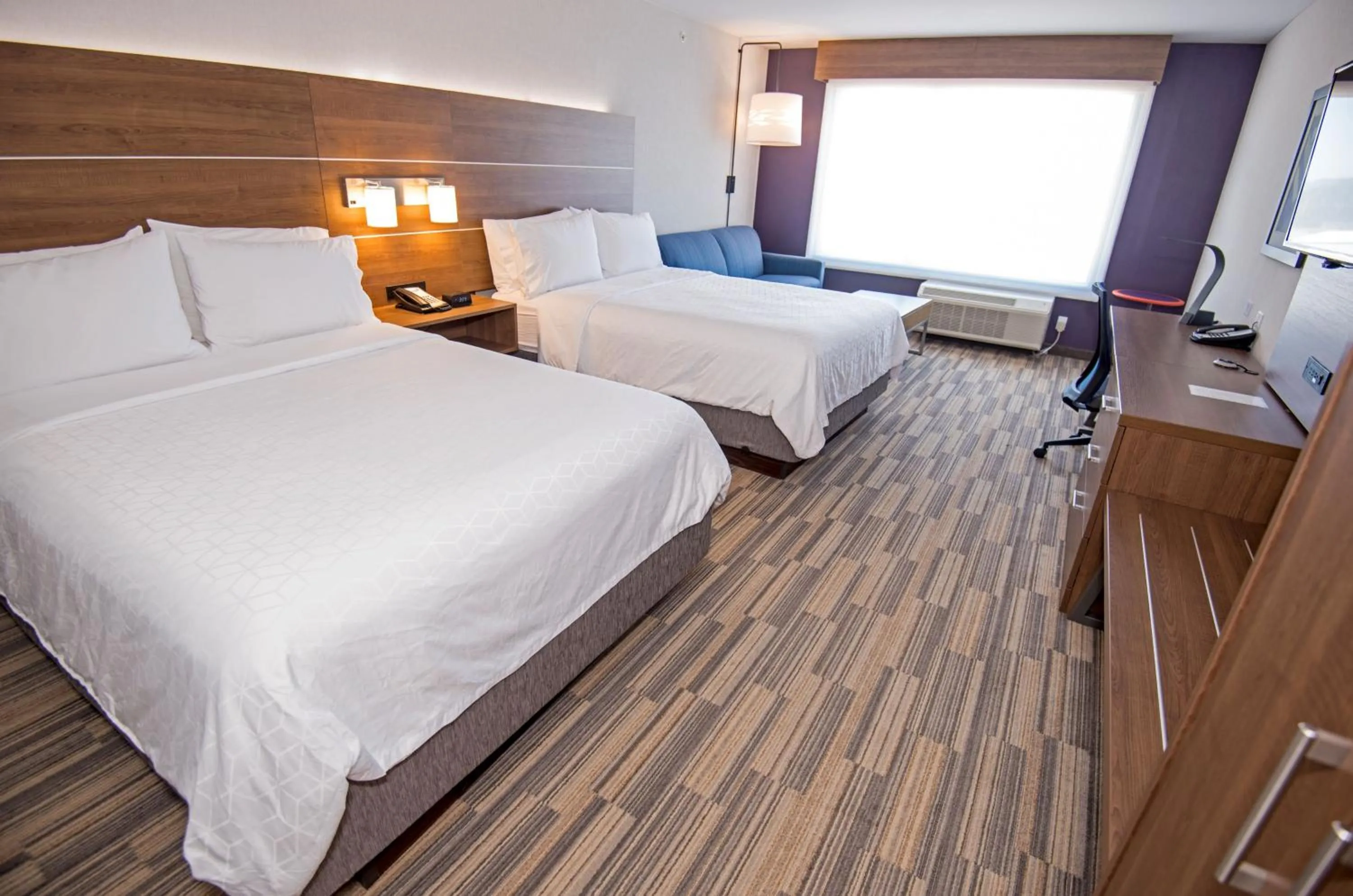 Queen Suite with Two Queen Beds and Sofa Bed in Holiday Inn Express - Red Deer North by IHG