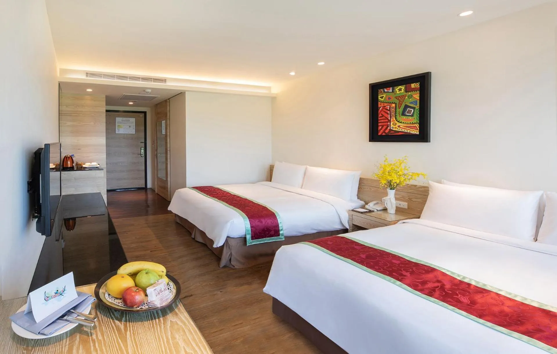 Twin Room with Balcony in Naruwan Galaxy Place