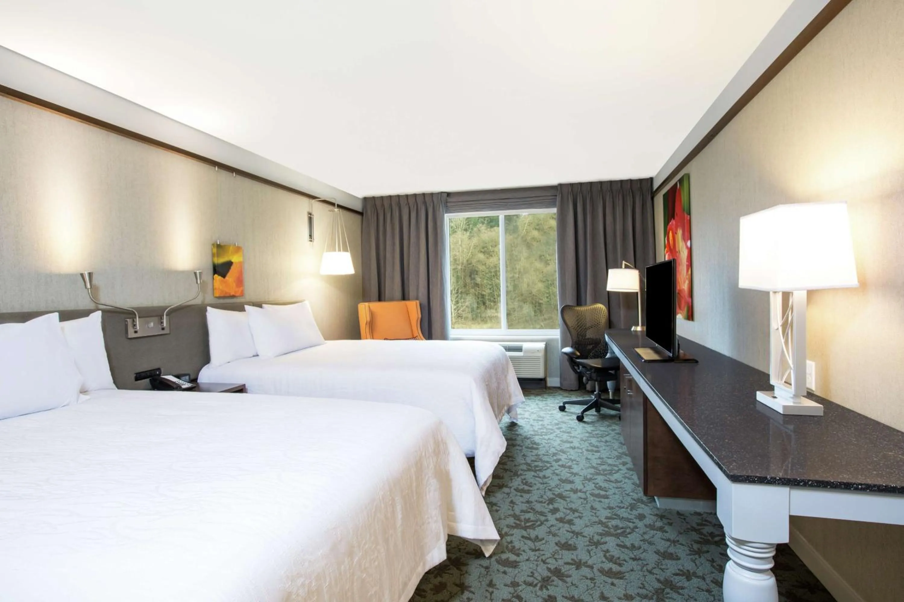 Queen Room with Two Queen Beds - Mobility and Hearing Access in Hilton Garden Inn Olympia, WA
