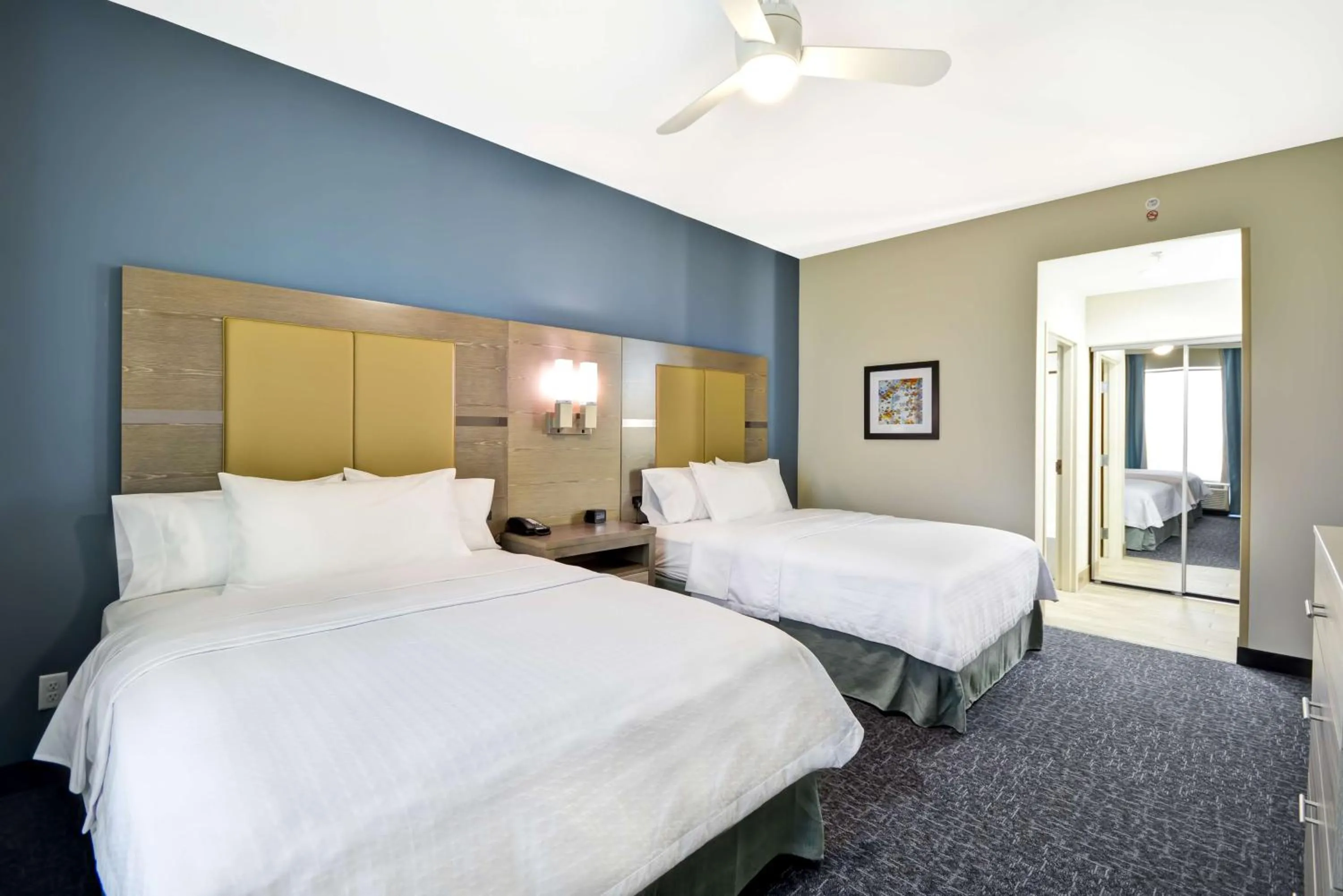One-Bedroom Queen Suite with Two Queen Beds - Hearing Accessible in Homewood Suites by Hilton Orlando Theme Parks