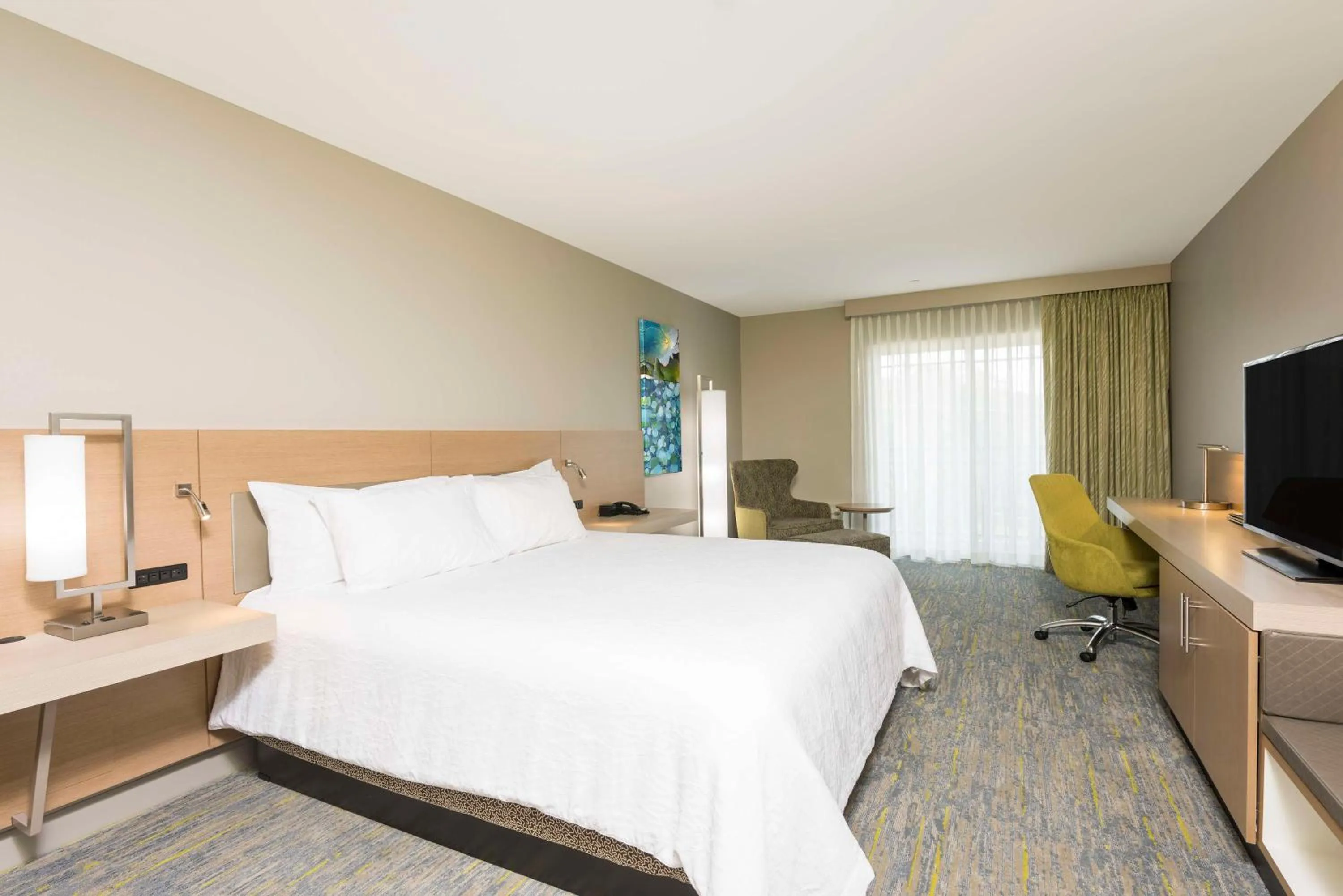 Deluxe King Room with Balcony in Hilton Garden Inn Grand Rapids East