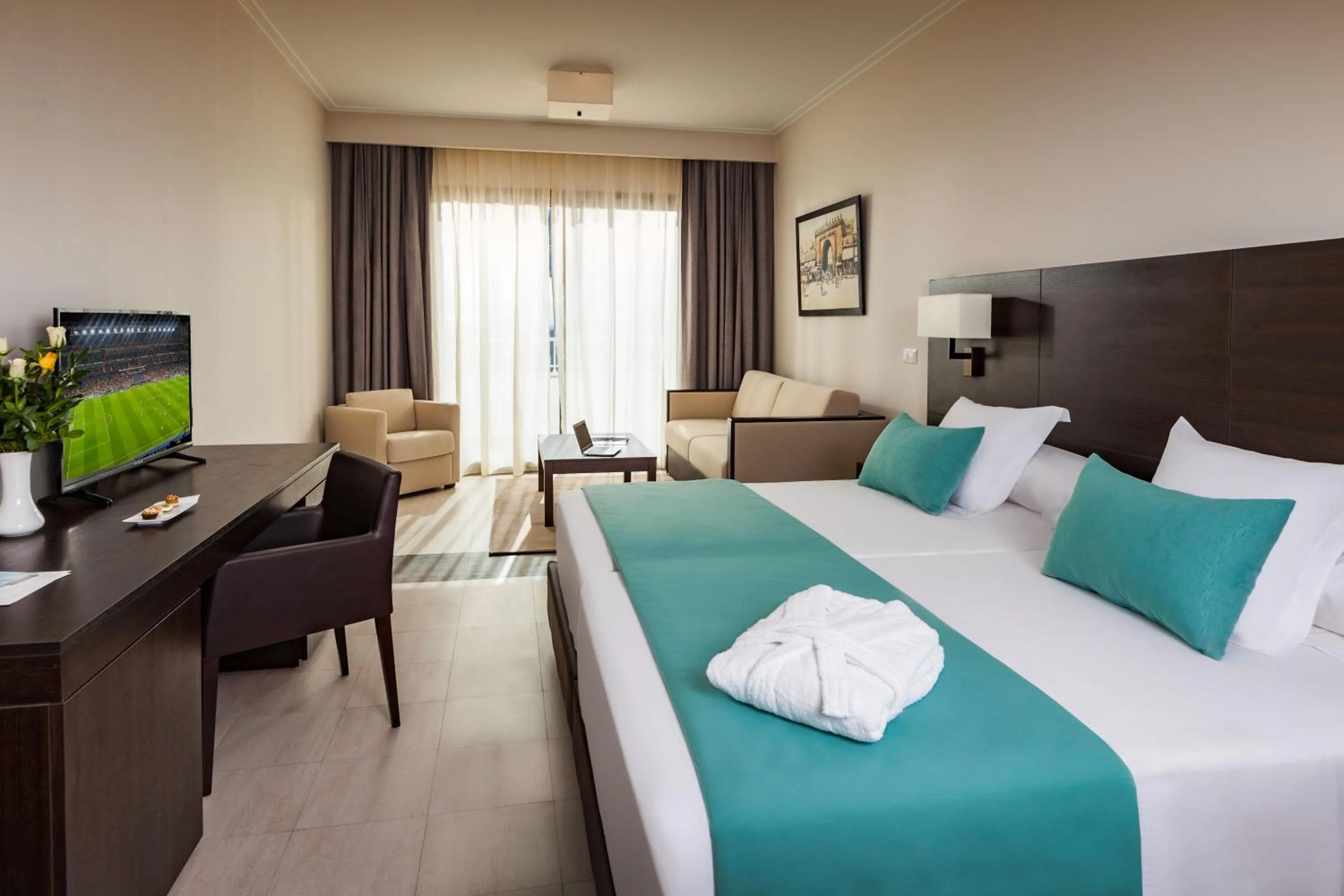 Double or Twin Room with Garden View in Concorde Green Park Palace