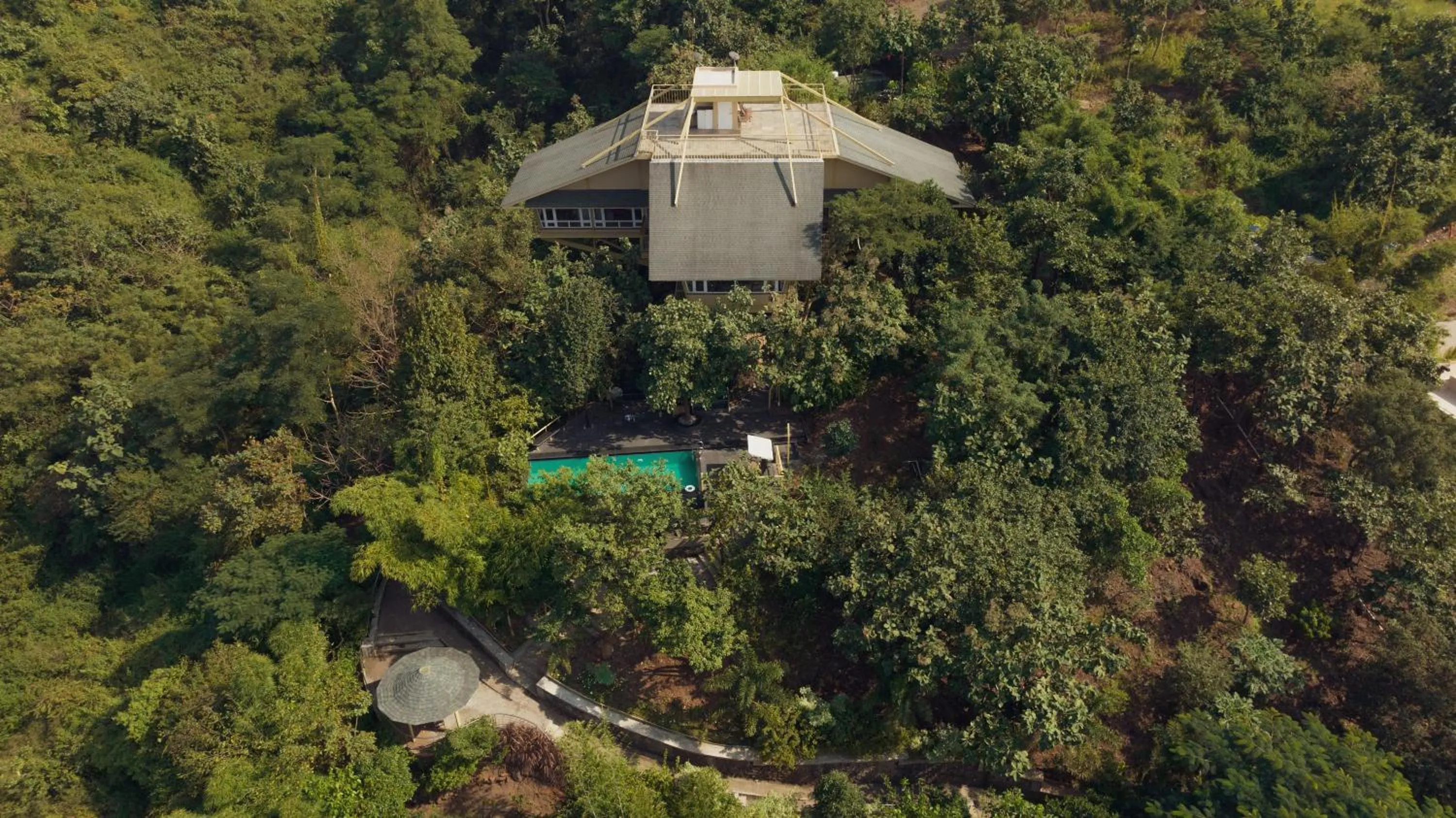 Glass House 02 Bedroom with Private Pool in Grape County Eco Resort & Spa, Nashik