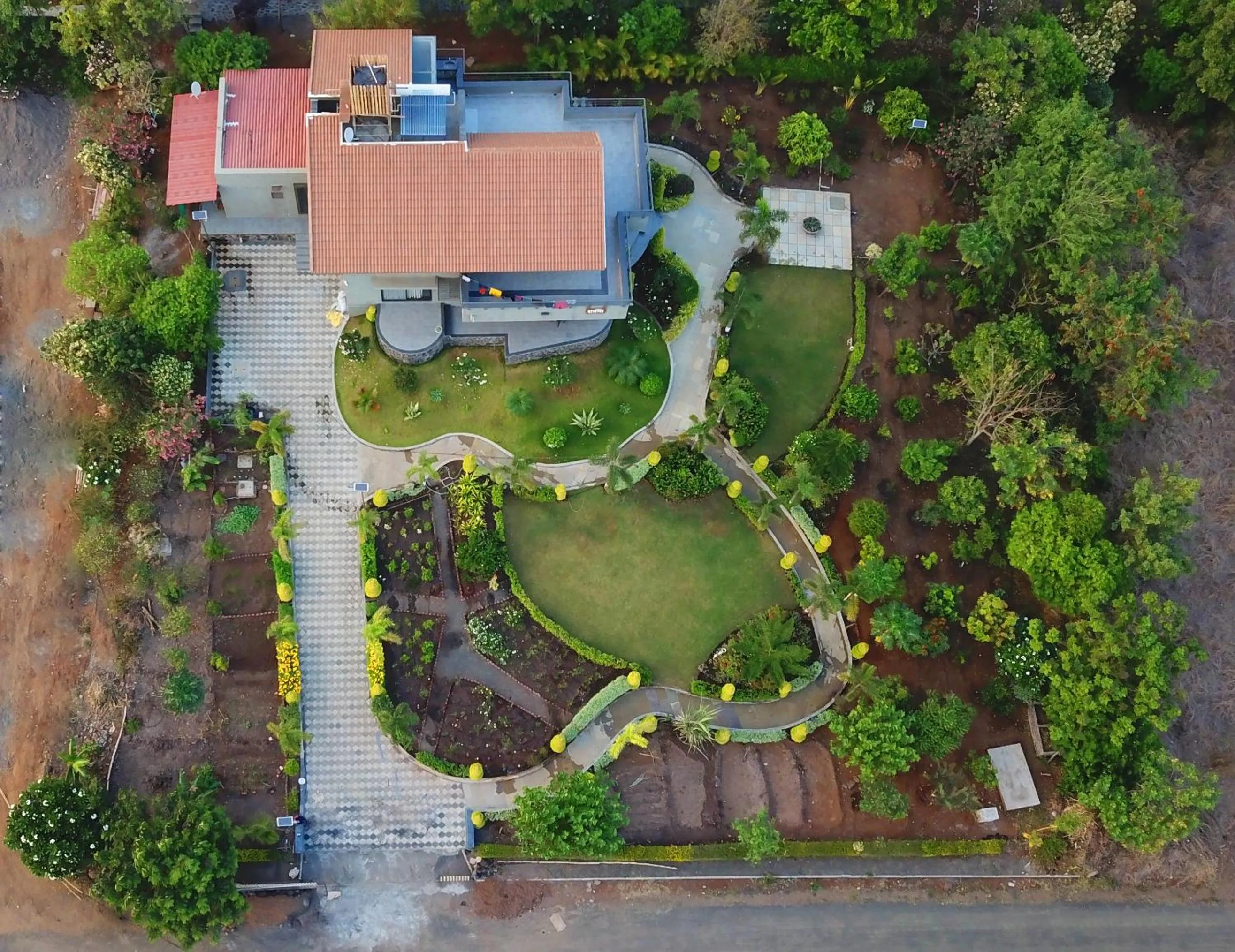Palm Tree Villa in Grape County Eco Resort & Spa, Nashik