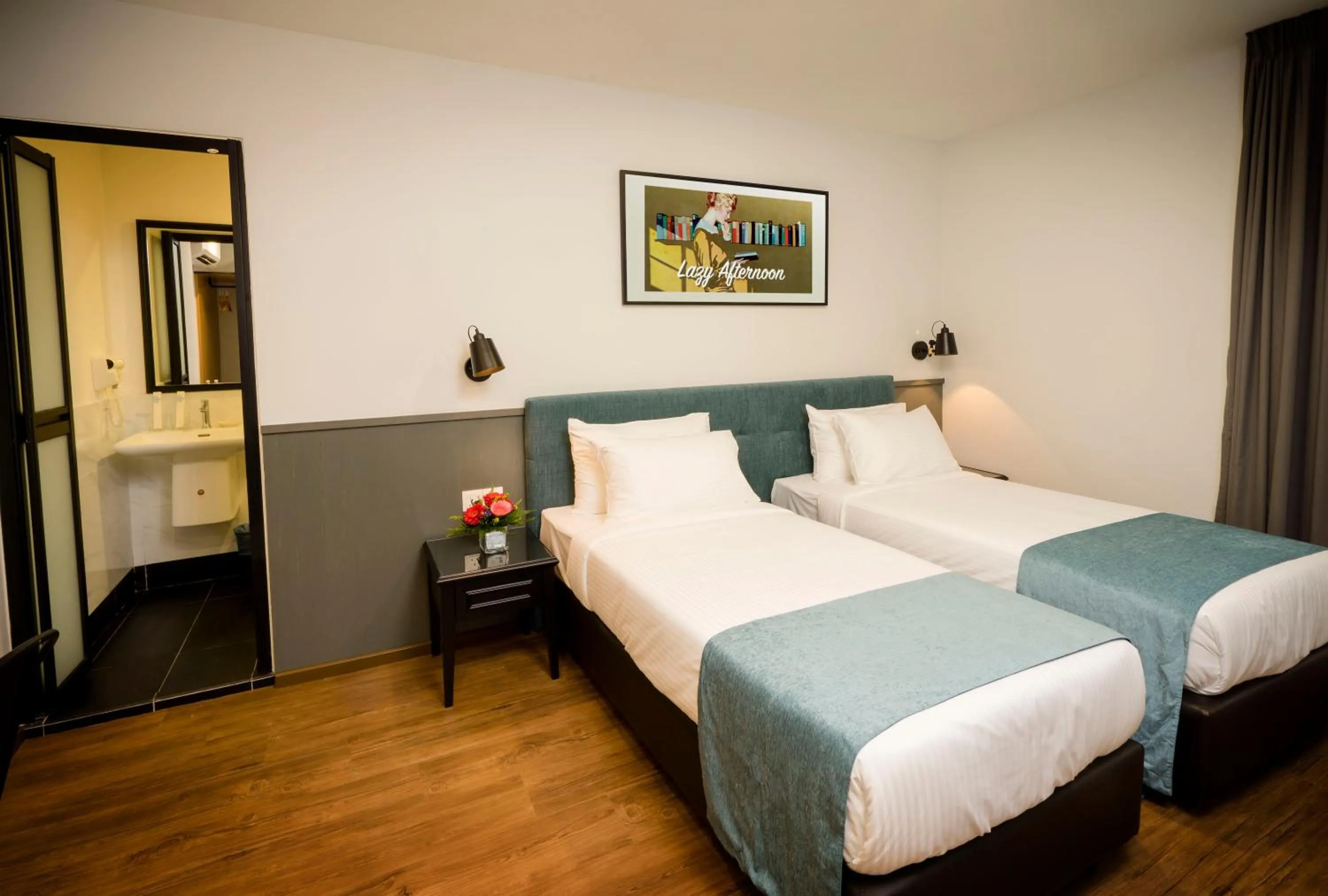 Deluxe Twin Room - No Window in H Boutique Hotel, Kota Damansara