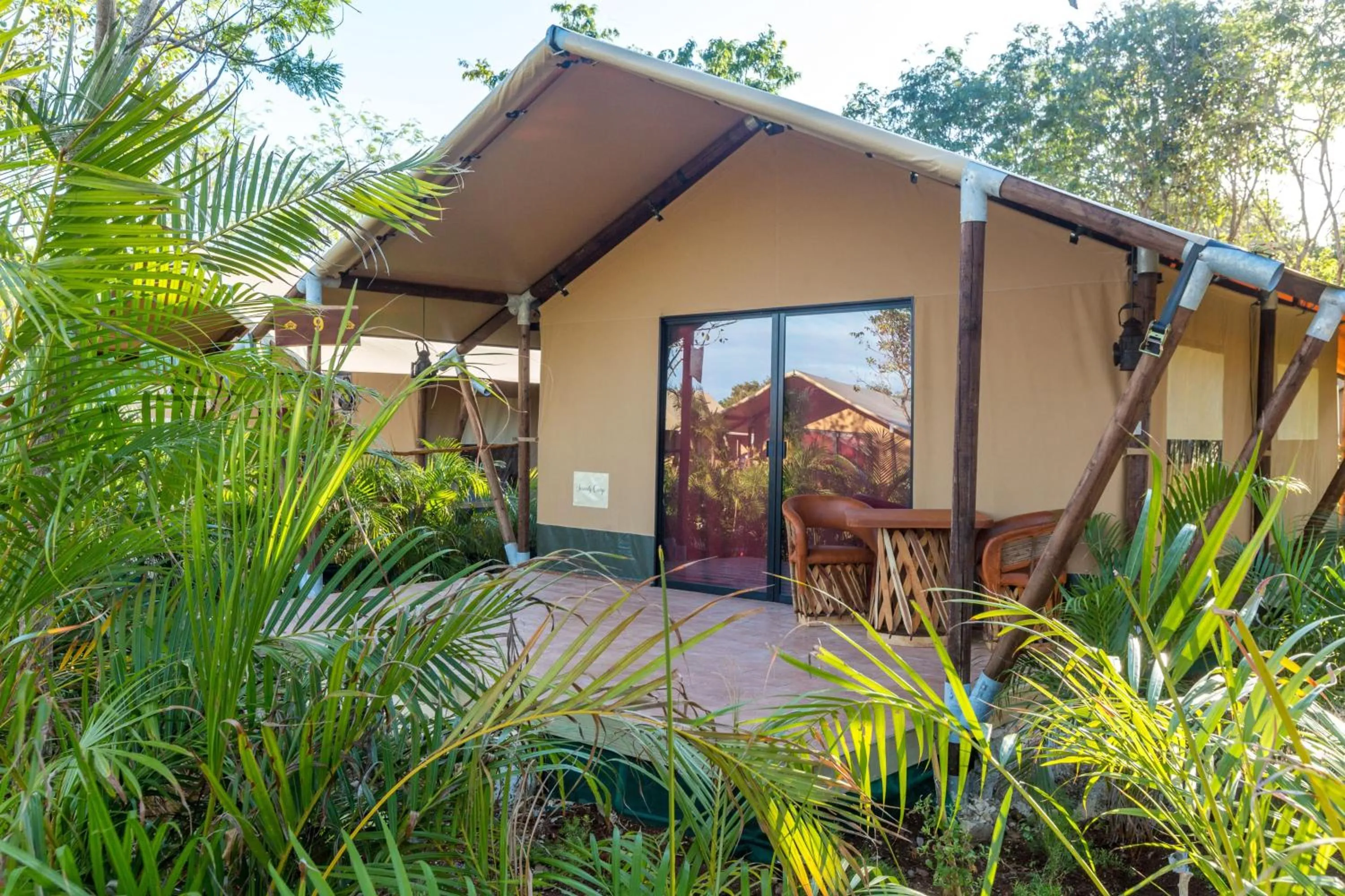 King Room with Garden View in Serenity Authentic Glamping Tulum