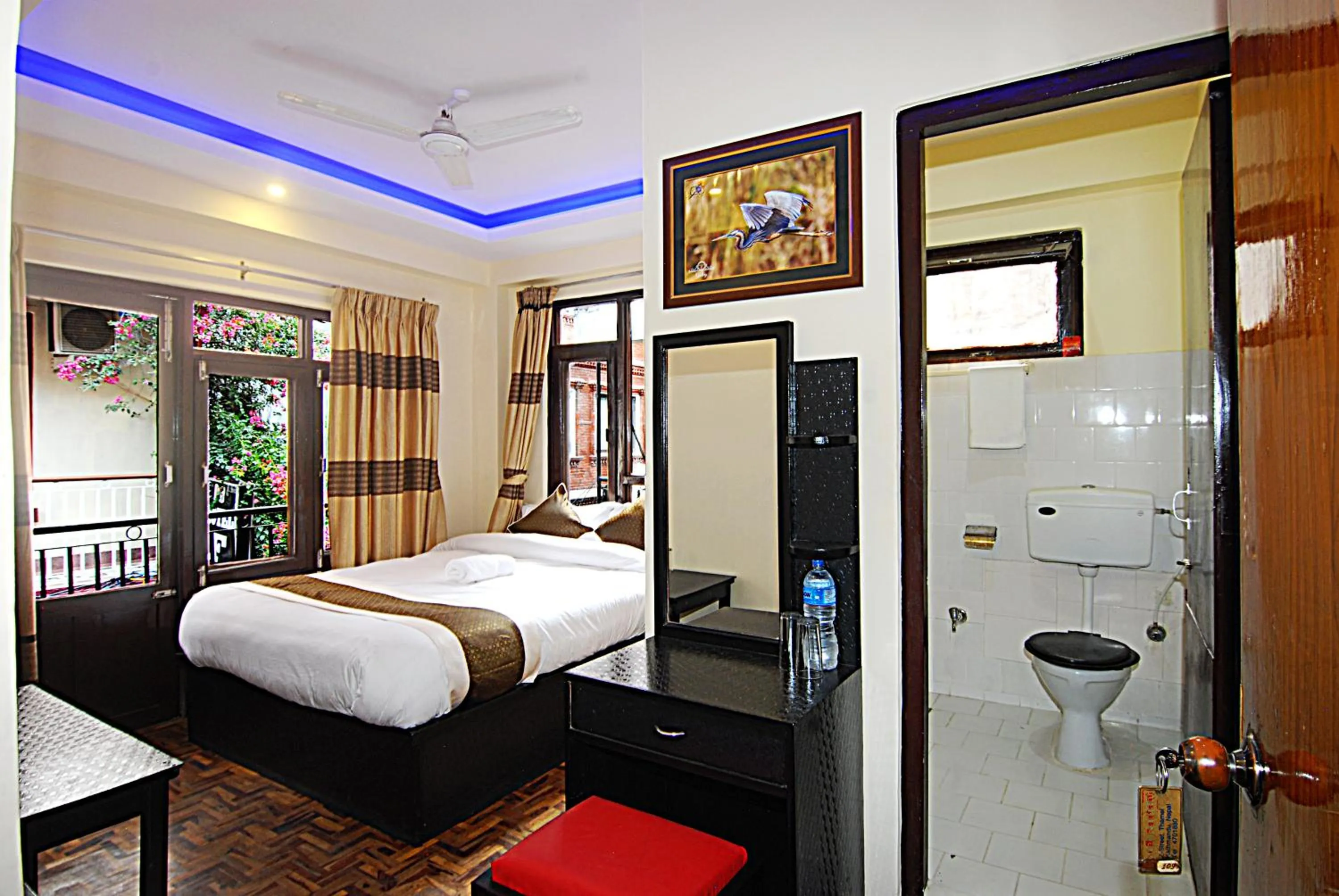 Deluxe Single Room with Balcony - single occupancy in Hotel Gallery Nepal