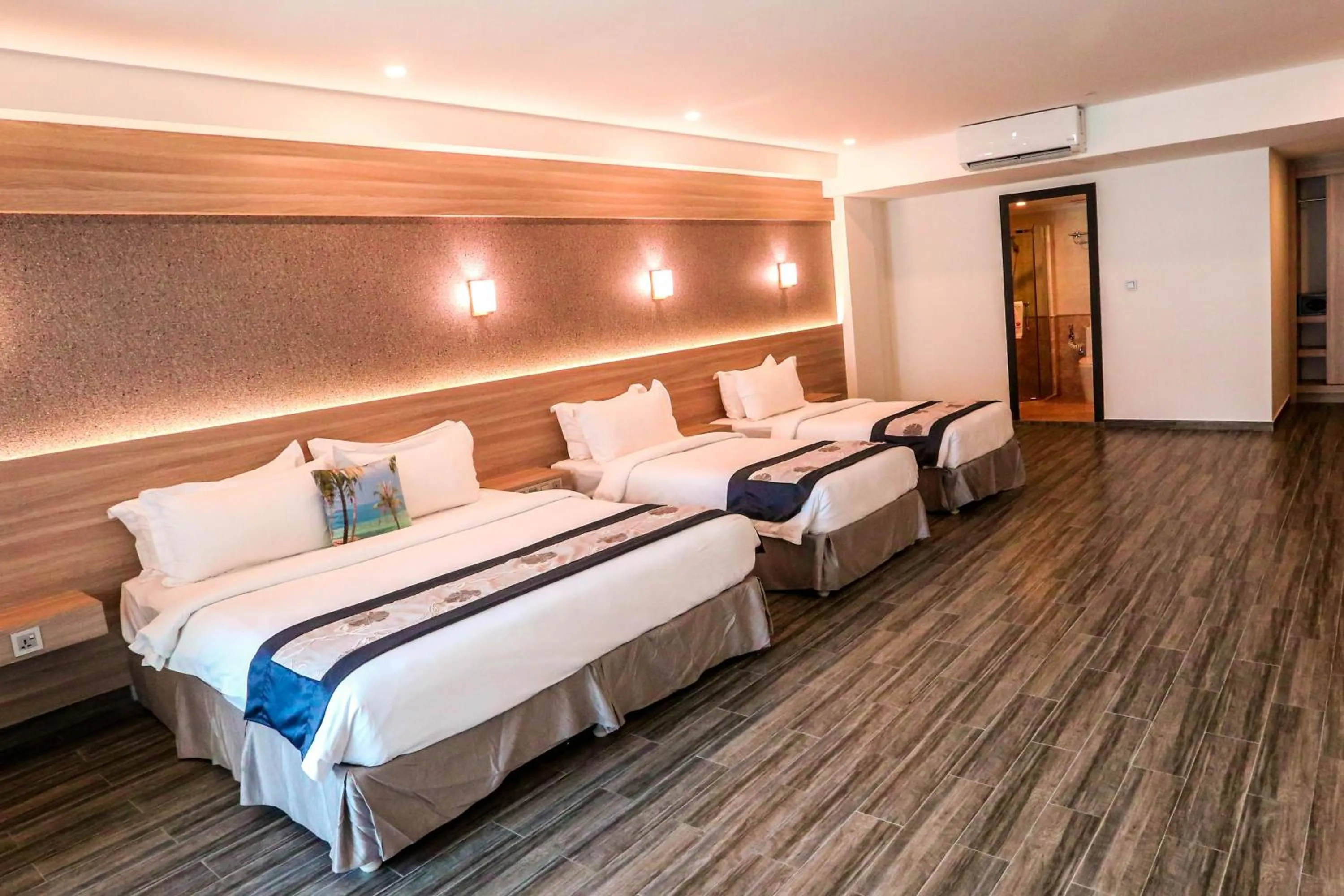 Quadruple Room with City View and Private Balcony in Kaani Grand Seaview